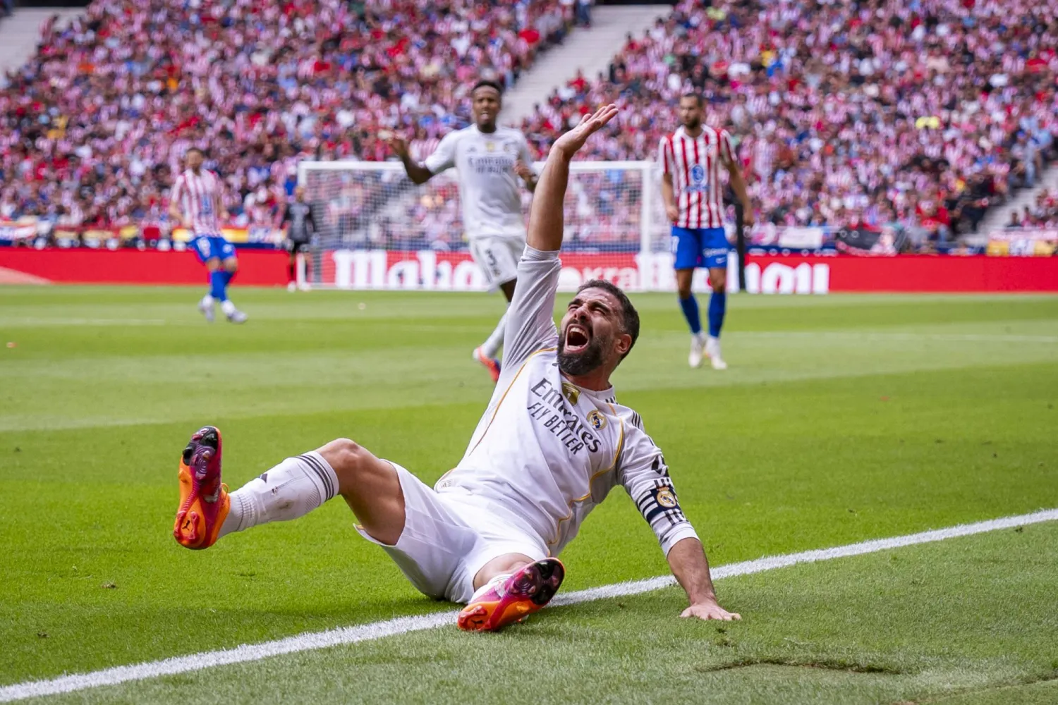 الإصابة تغيّب داني كارفاخال عن تشكيلة «لا روخا» في تصفيات المونديال (د.ب.أ)