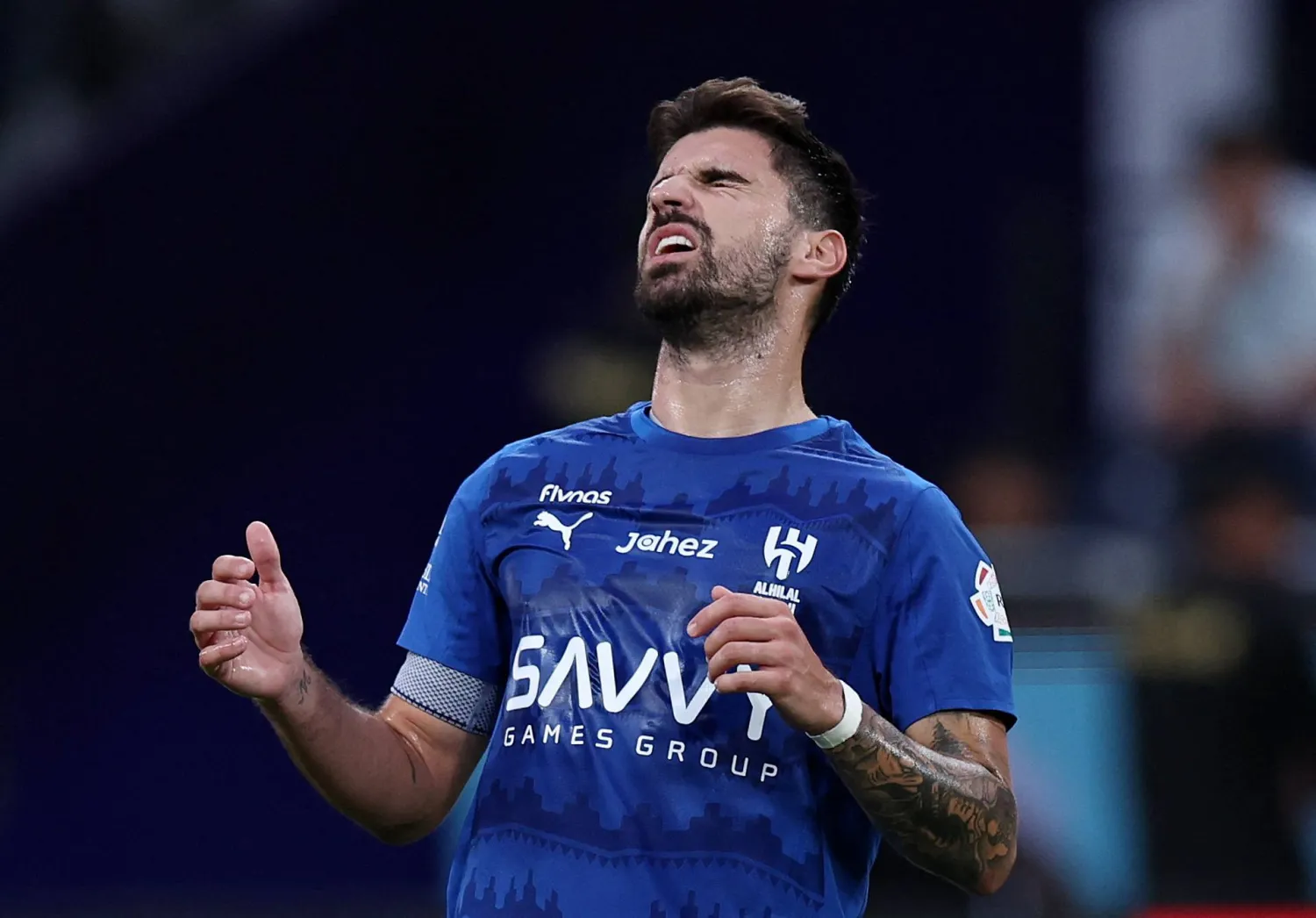 روبن نيفيز لاعب الهلال في صدارة تشكيلة البرتغال لتصفيات المونديال (رويترز)