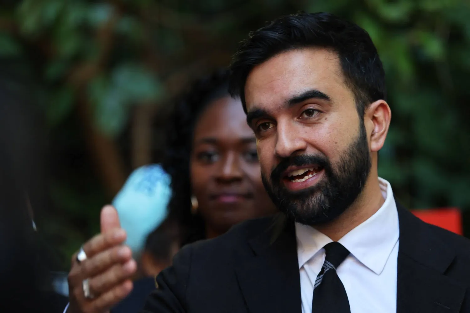 New York City mayoral candidate Zohran Mamdani attends a news conference to address the cost of rent on October 01, 2025 in the Bronx borough of New York City. (Getty Images/AFP)