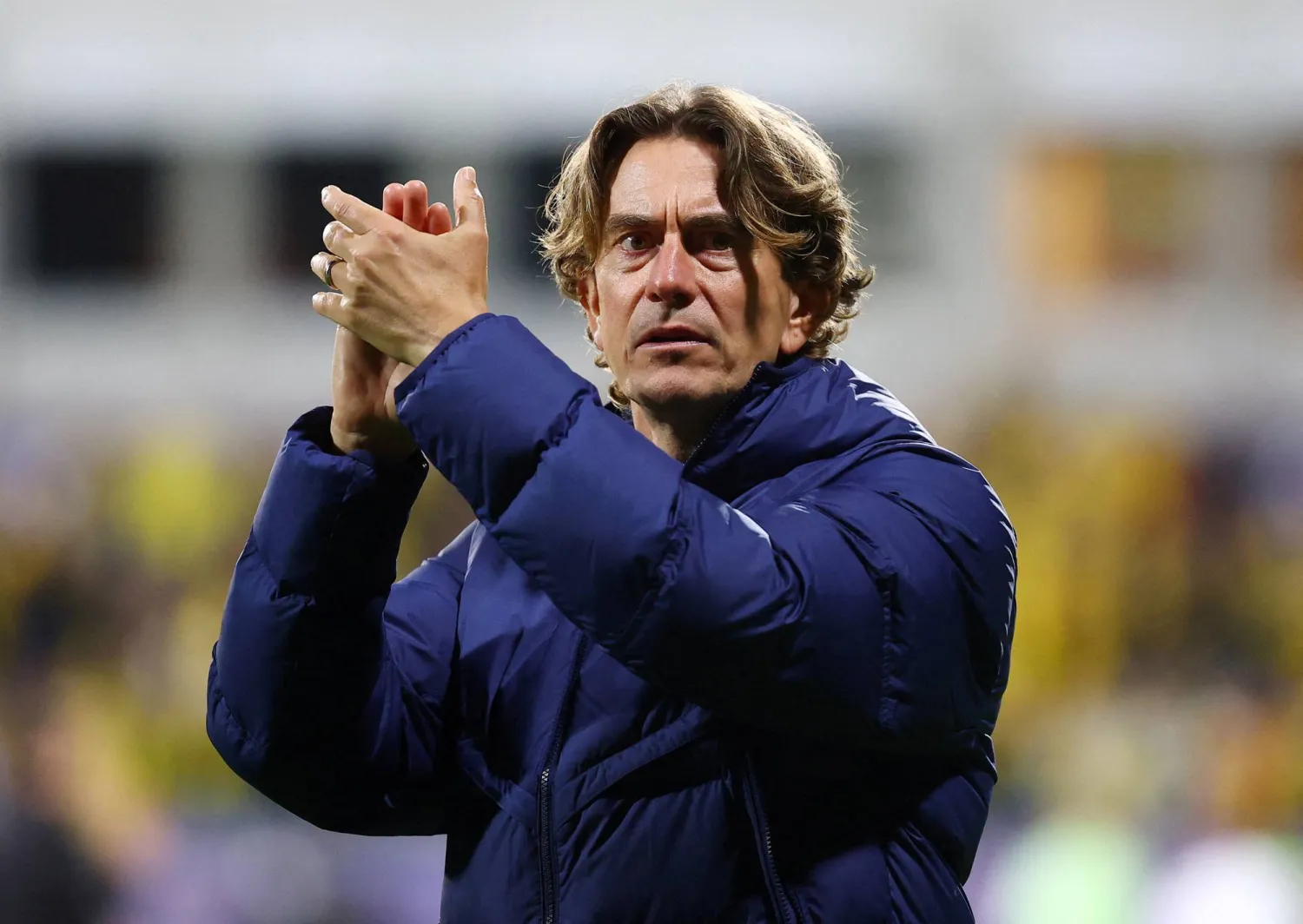 مدرب توتنهام هوتسبير توماس فرنك (رويترز)