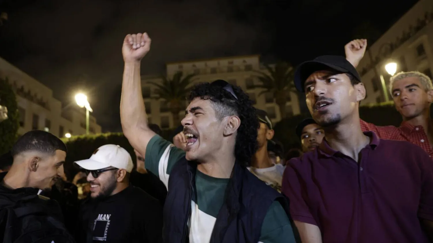 Protesters want reforms in public healthcare and education. Abdel Majid BZIOUAT / AFP
