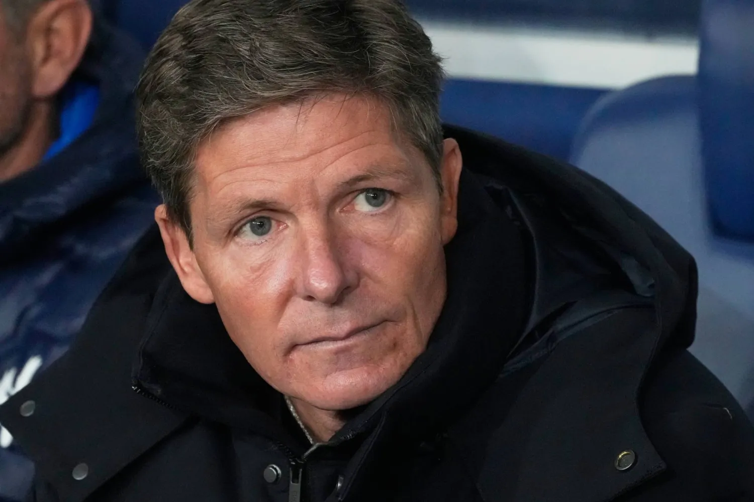 أوليفر غلاسنر المدير الفني لفريق كريستال بالاس الإنجليزي (أ.ب)