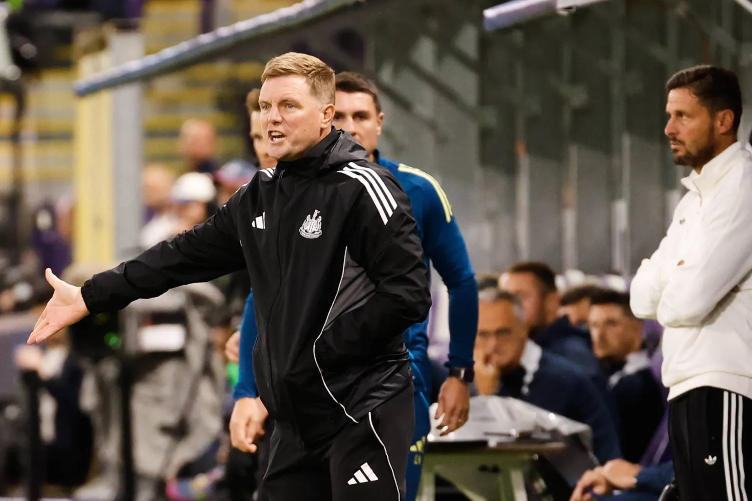 إيدي هاو المدير الفني لفريق نيوكاسل الإنجليزي (أ.ب)