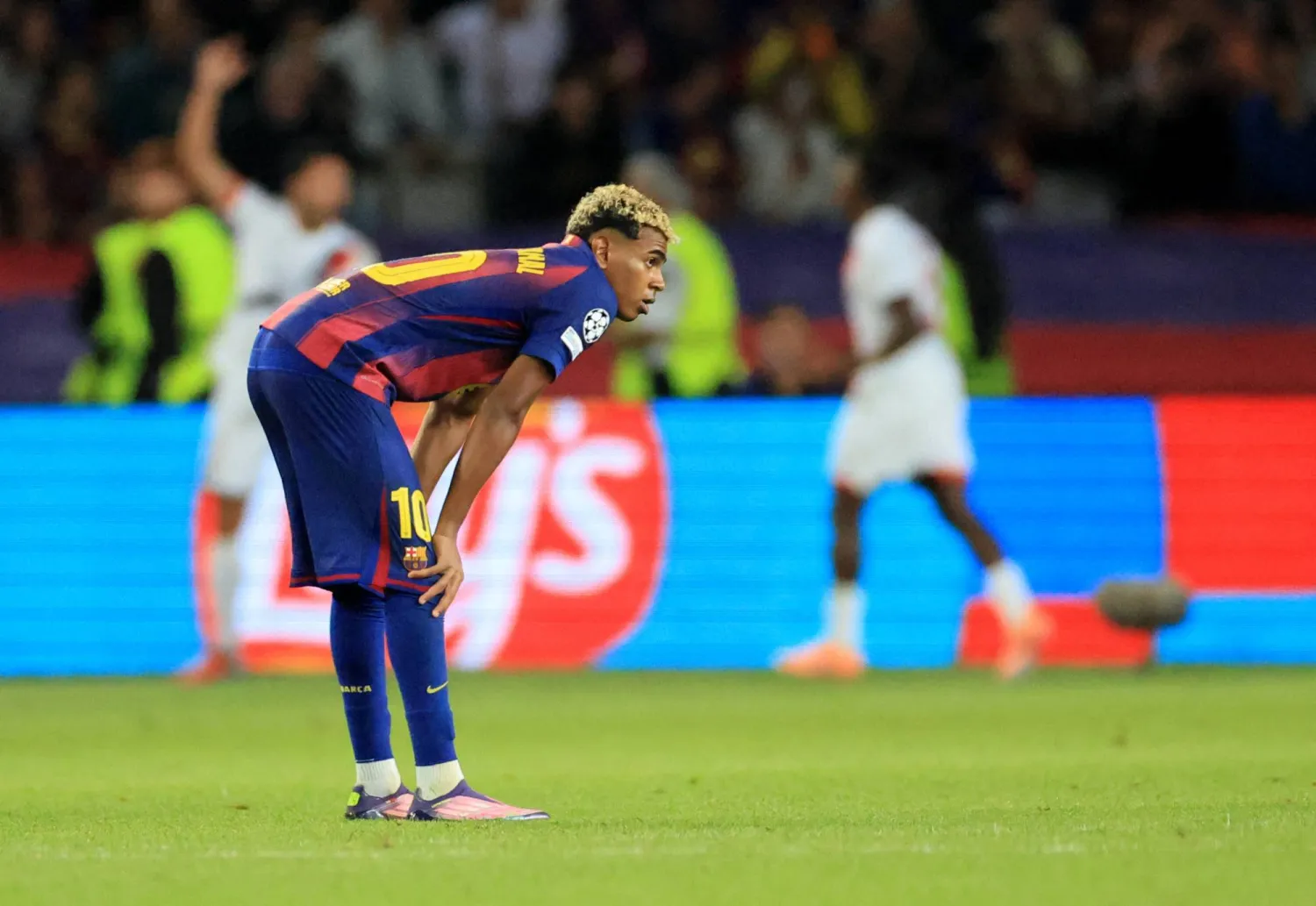 لامين يامال يغيب من جديد بسبب الإصابة (رويترز)