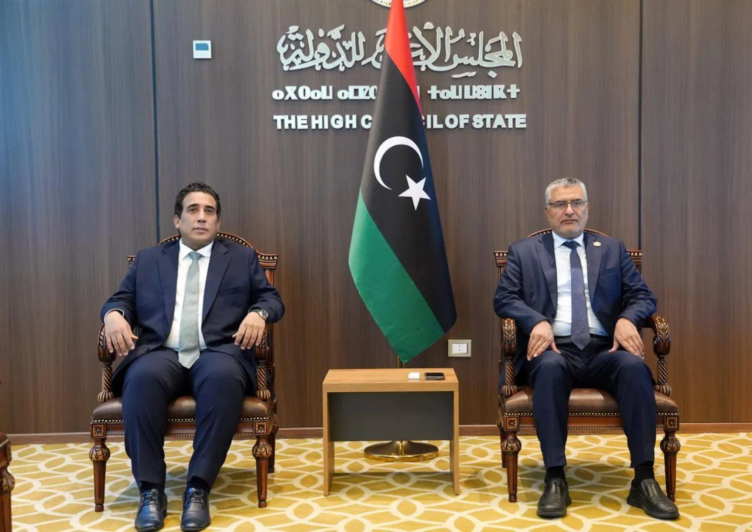 لقاء المنفي وتكالة (المجلس الرئاسي)