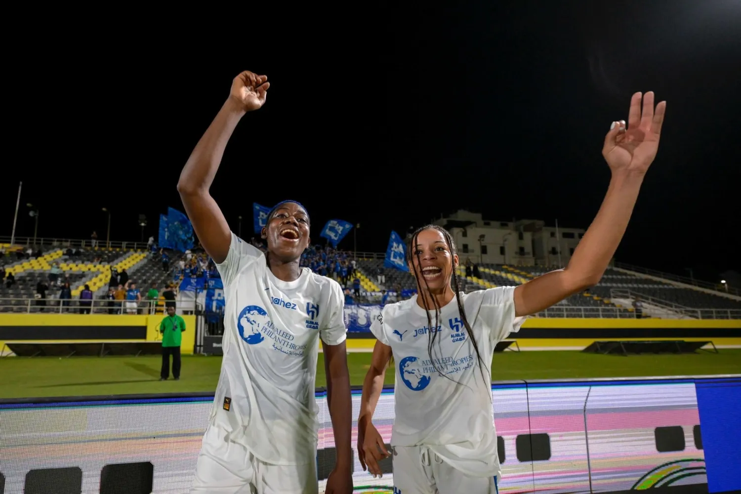 فرحة هلالية بعد الفوز على الاتحاد (الشرق الأوسط)