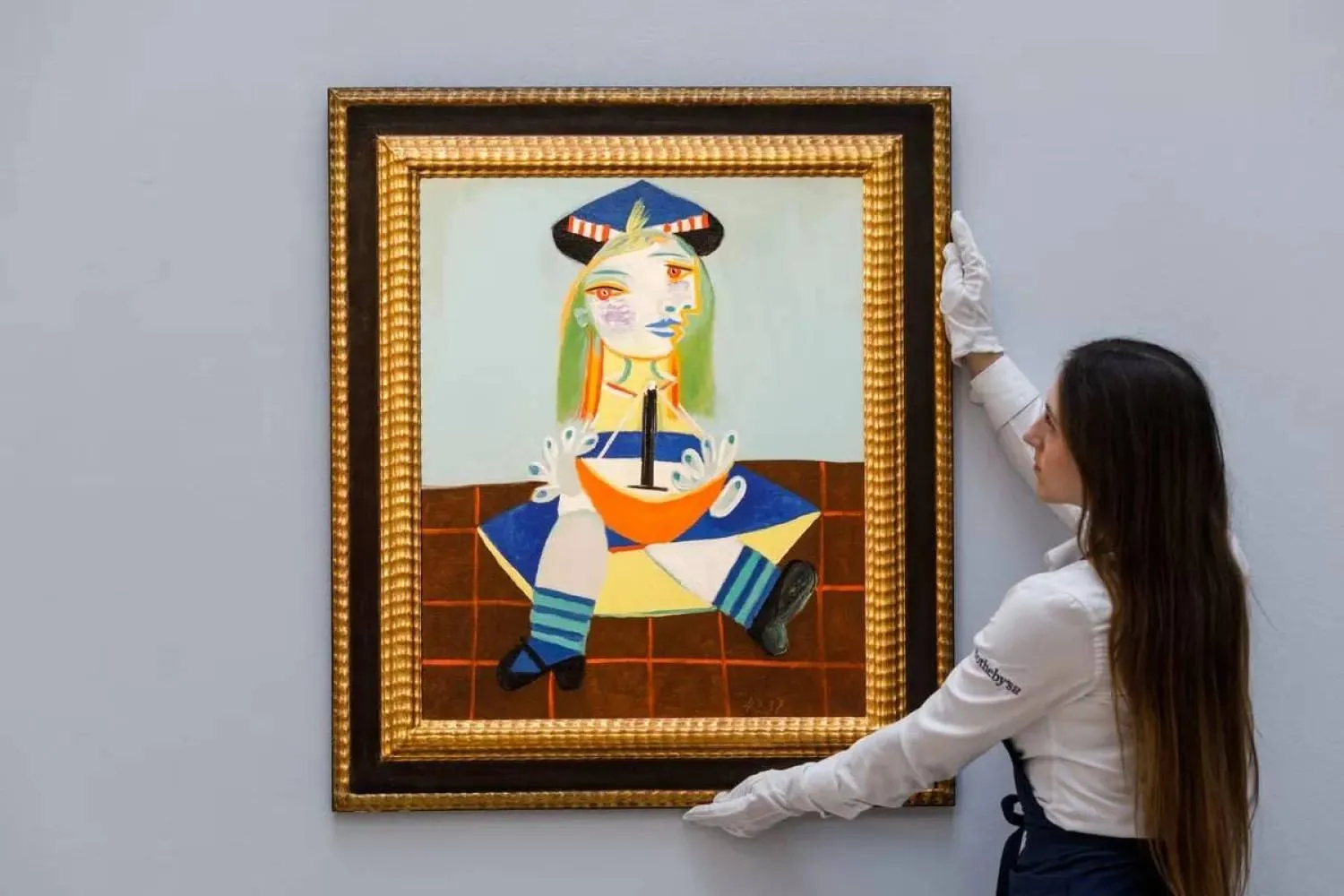 ‘Fillette au Bateau’ (Girl on a Boat), a portrait by Pablo Picasso of his daughter Maya, sold for more than £18m at auction in March 2023 (Musée National Picasso-Paris/Succession Picasso/DACS, London 2025/GrandPalaisRmn/Mathieu Rabeau) 