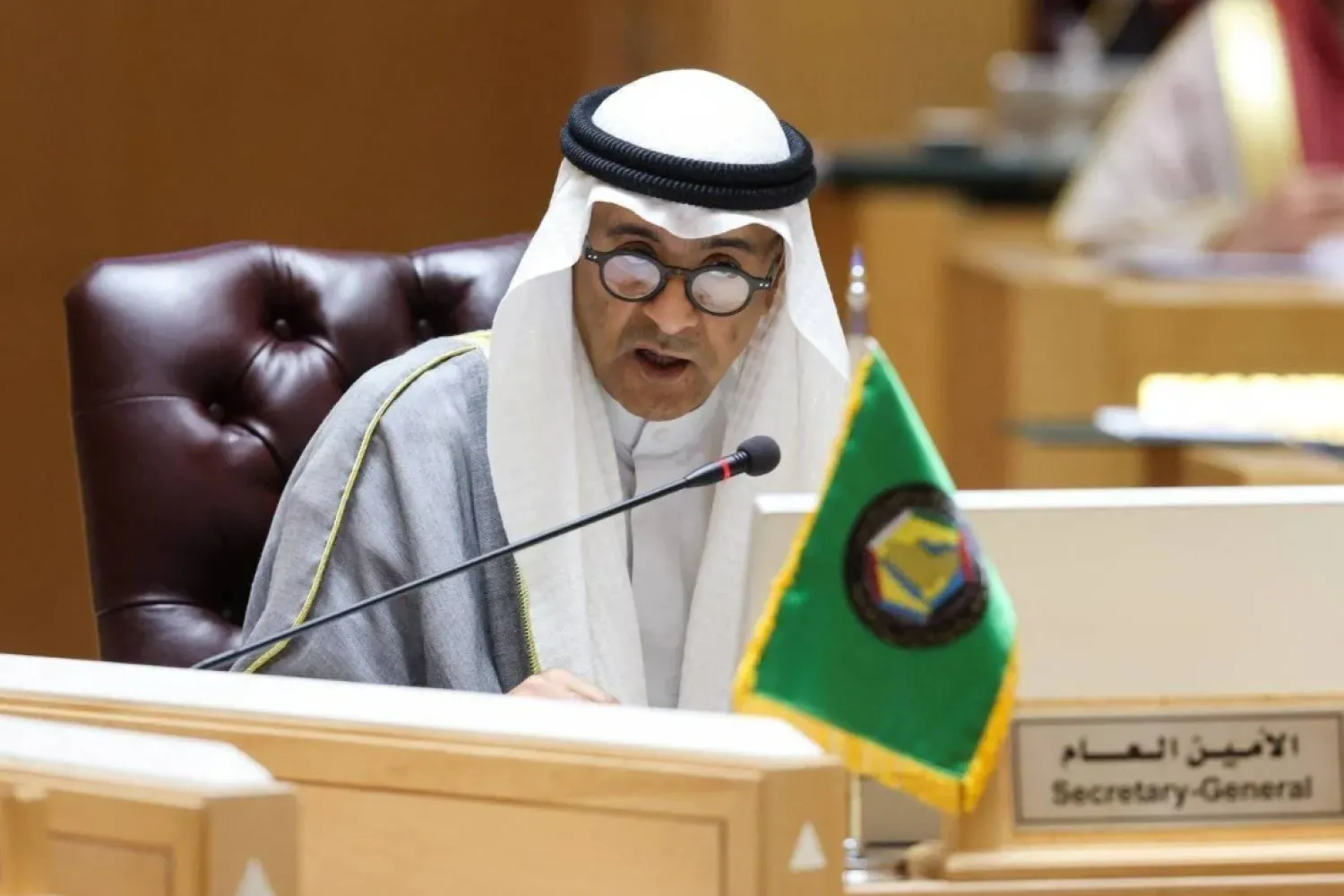 Secretary General of the Gulf Cooperation Council (GCC) Jasem Albudaiwi - File Photo
