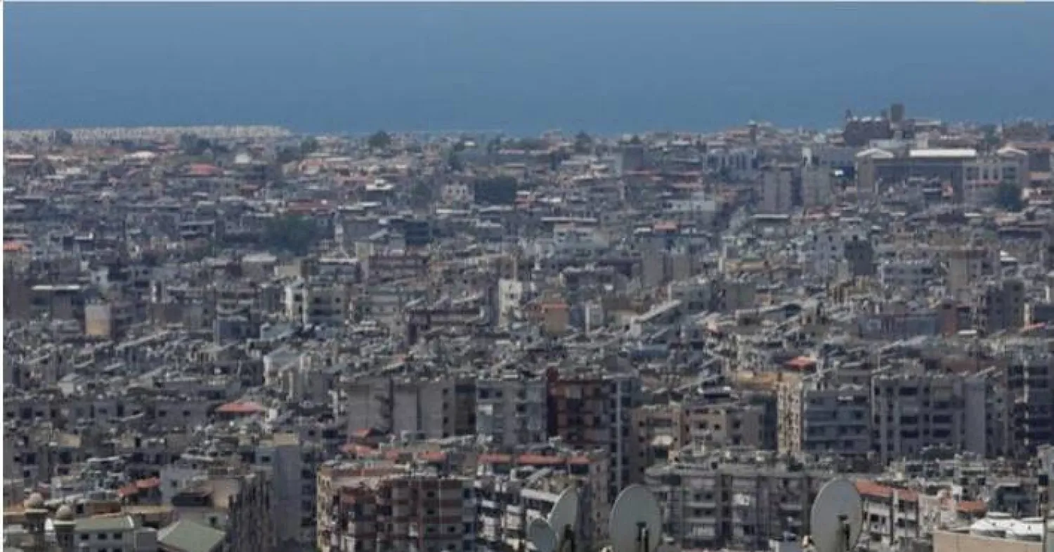منظر للضاحية الجنوبية لبيروت كما شوهدت من بعبدا في يوليو 2024 (رويترز)
