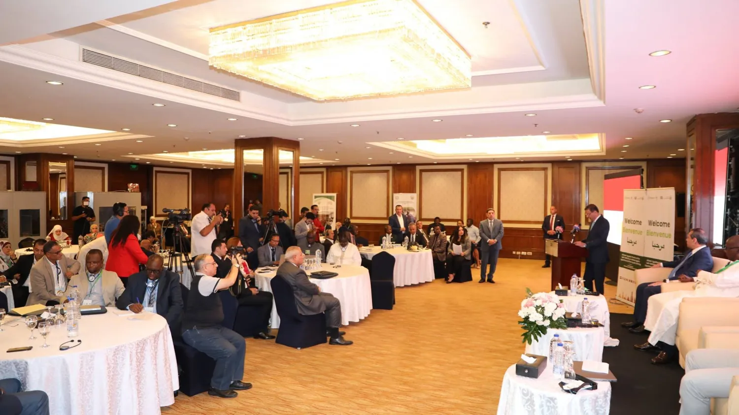 جانب من «منتدى الأرز الأفريقي» بالقاهرة (مجلس الوزراء المصري)