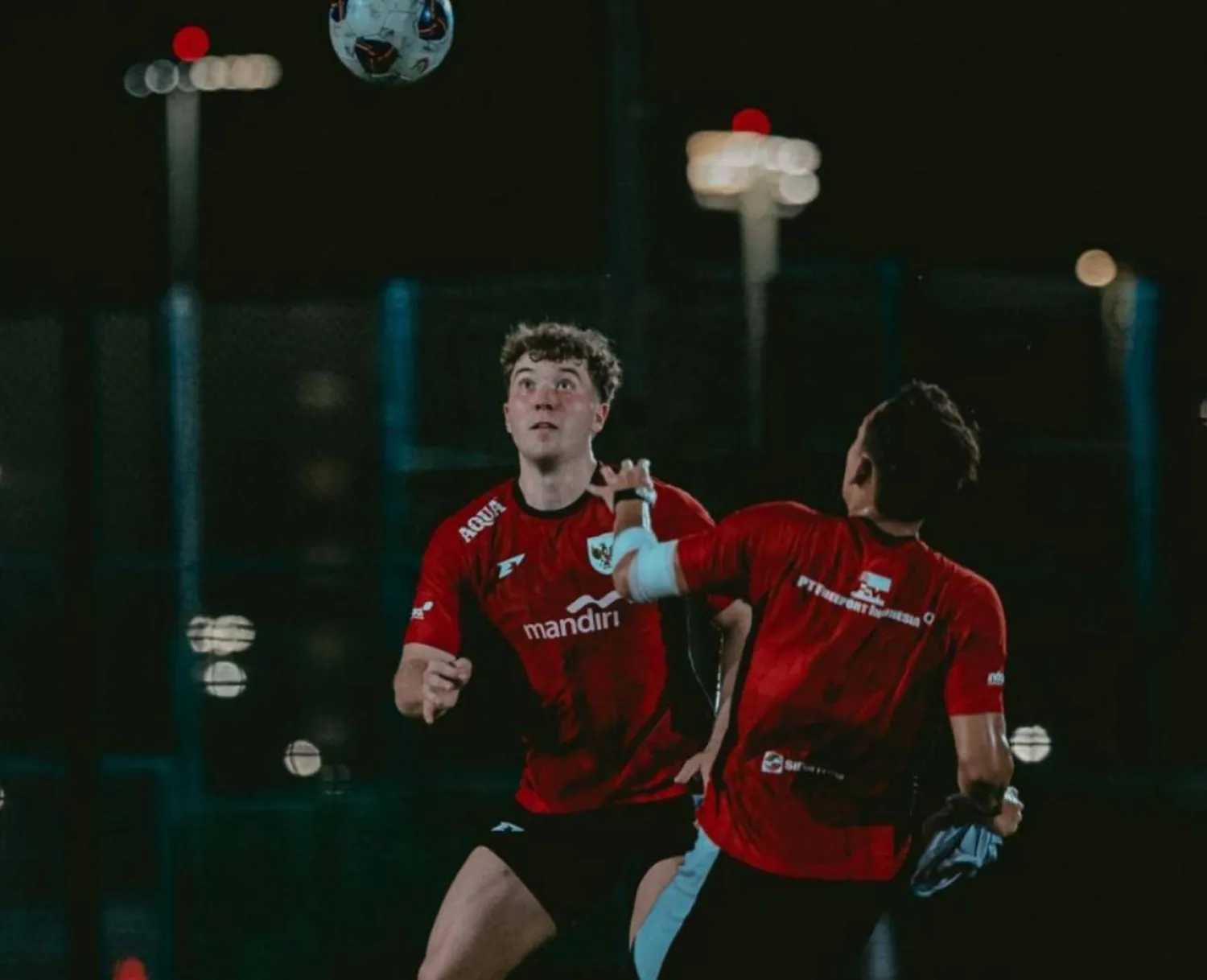 من تدريبات إندونيسيا استعدادا للمباراة (حساب المنتخب الإندونيسي على انستغرام)