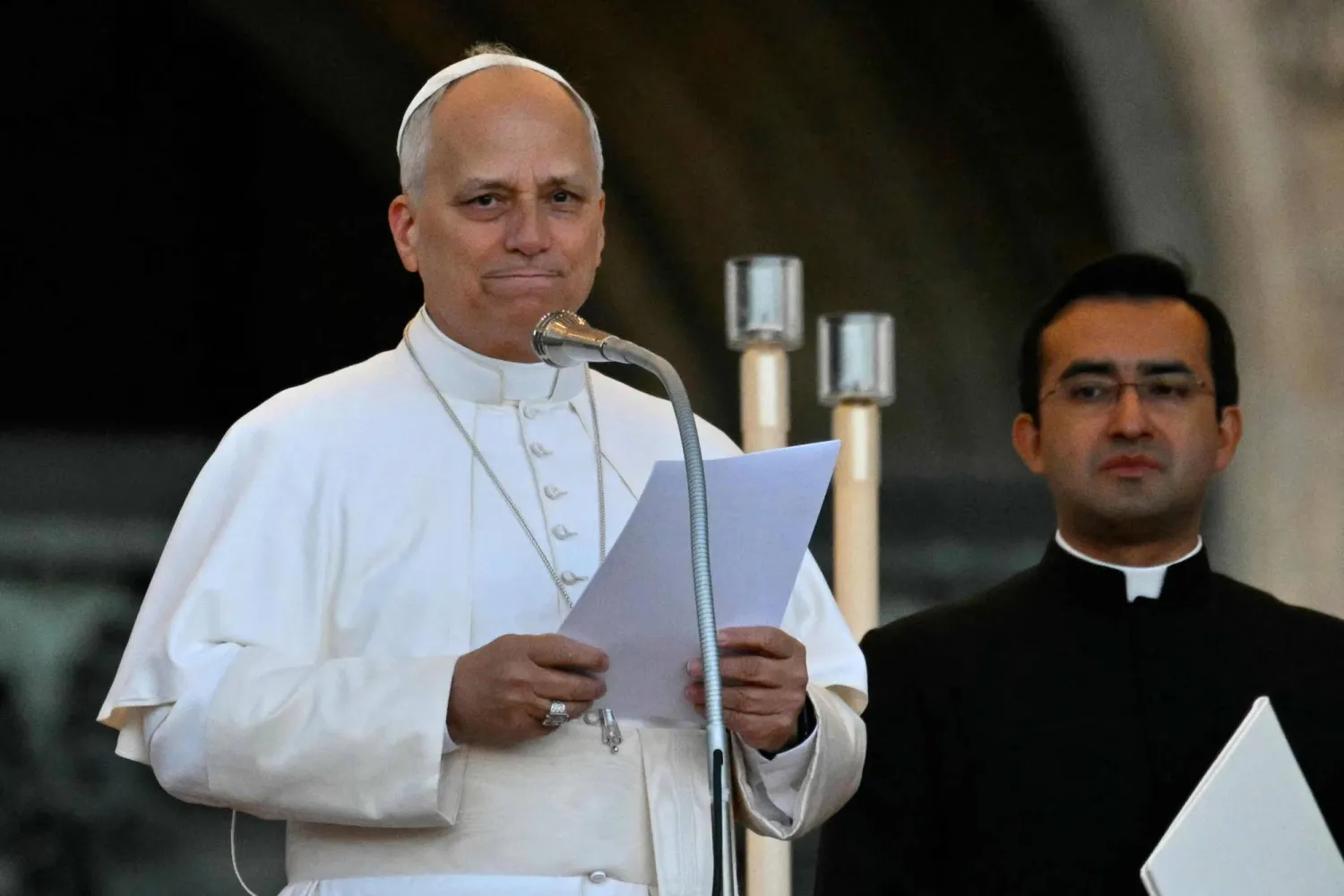 البابا لاوون الرابع عشر (أ.ف.ب)