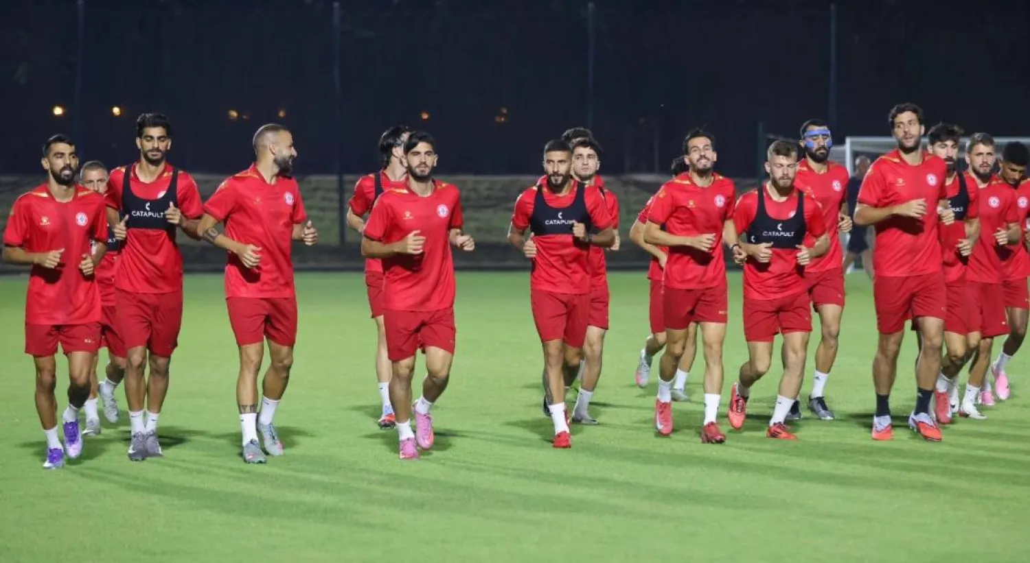 من تحضيرات المنتخب اللبناني الأخيرة (الاتحاد اللبناني)