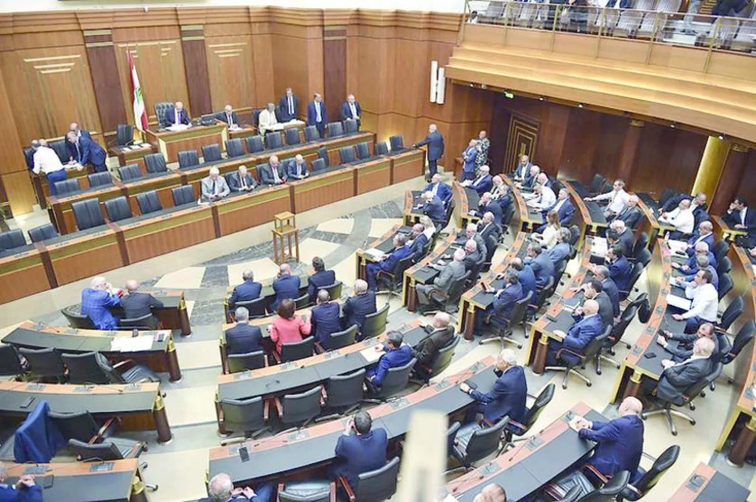 البرلمان اللبناني منعقداً في جلسة عامة الأسبوع الماضي (إعلام مجلس النواب)