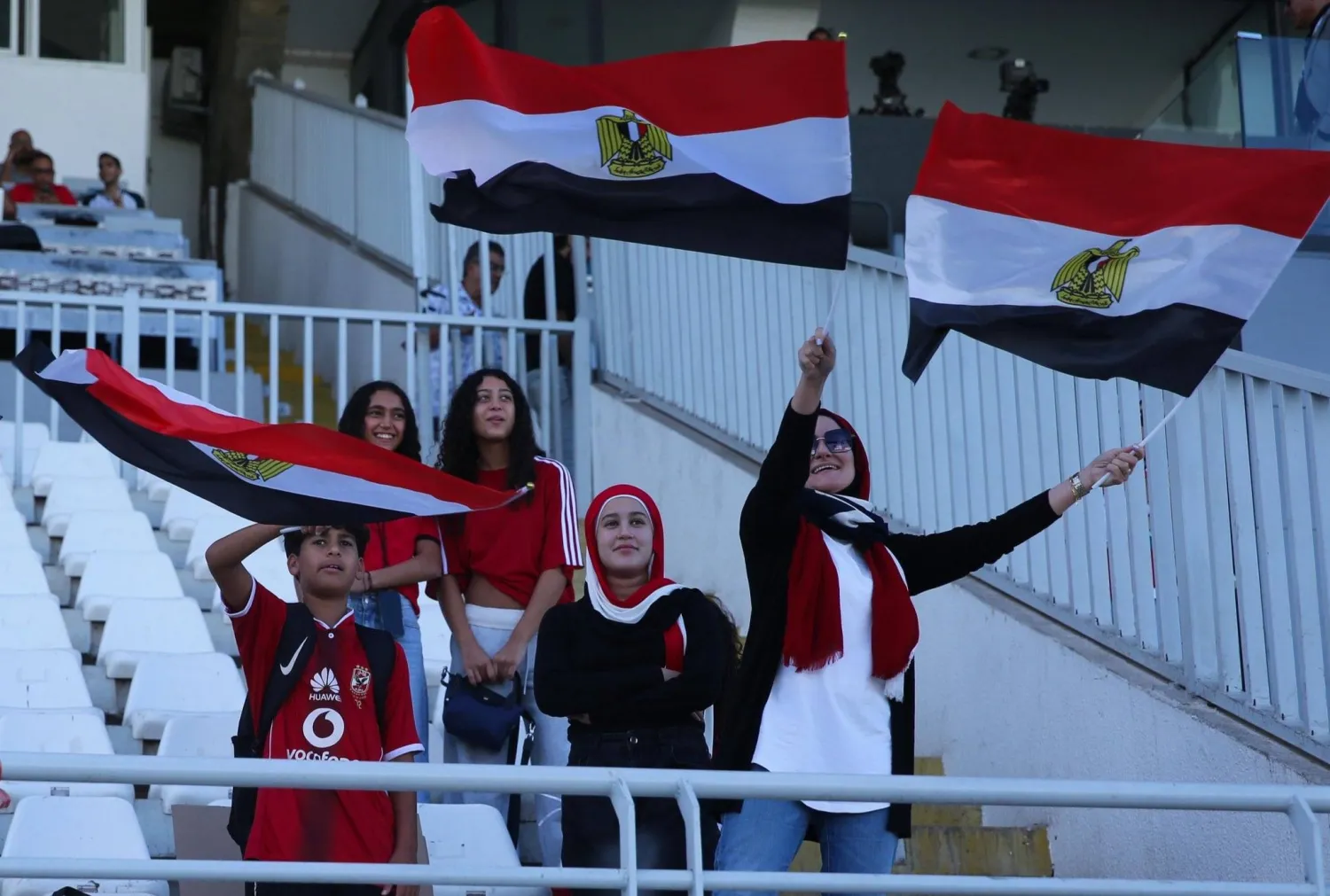 جماهير مصرية تحتفل ببلوغ المونديال (الاتحاد المصري لكرة القدم)