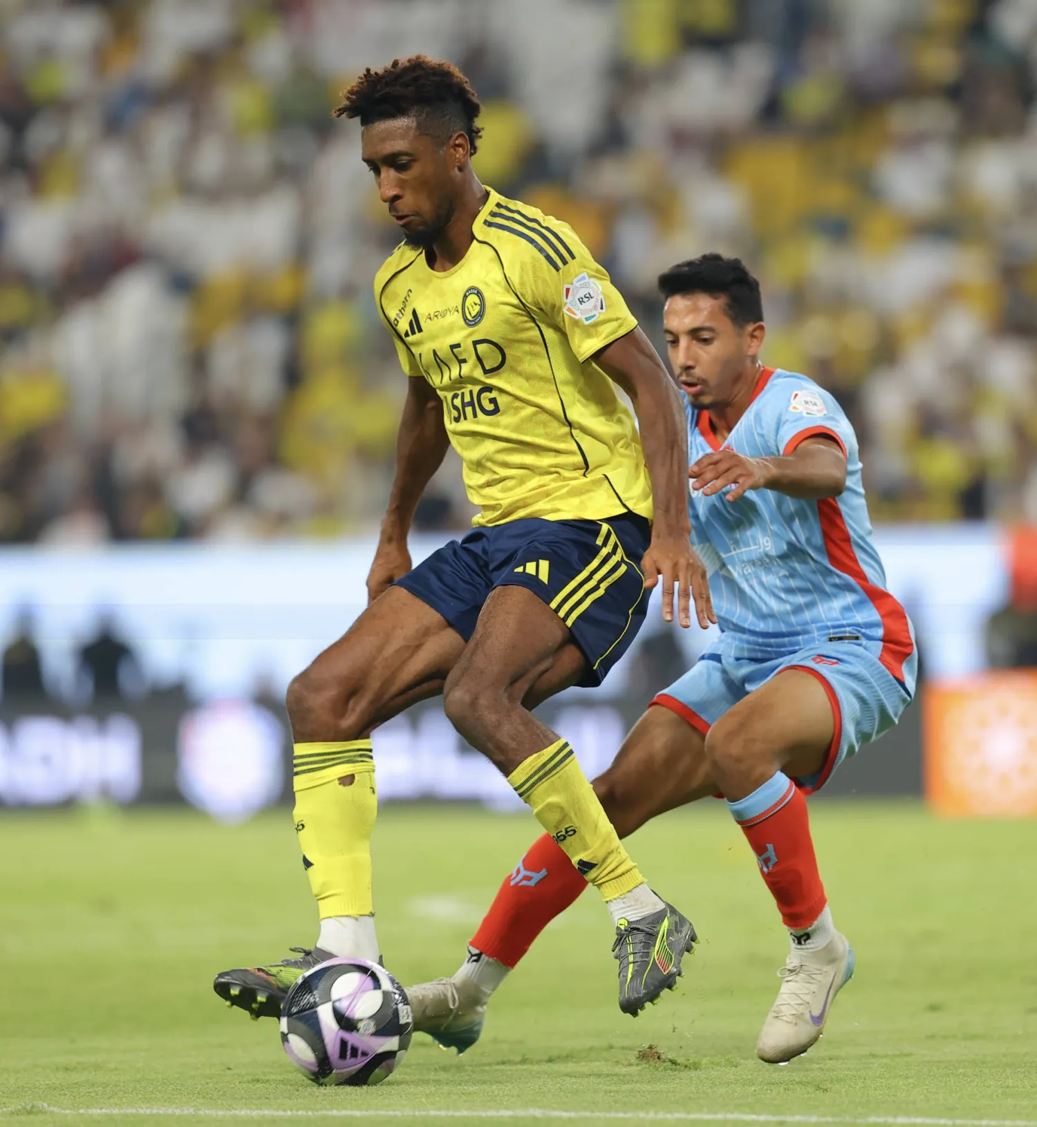 كومان خطف الأنظار بأداءه المذهل مع النصر (تصوير: عبدالعزيز النومان)