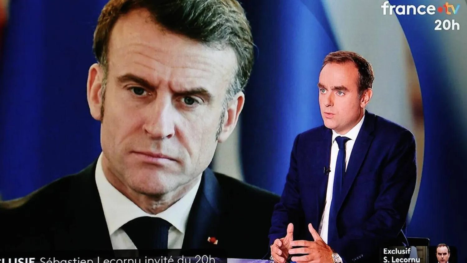 Sebastien Lecornu indicated Macron would name a new premier. Ludovic MARIN / AFP
