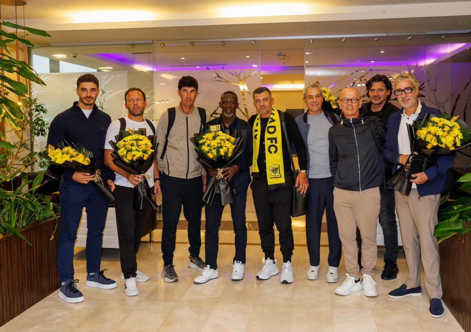 وصل البرتغالي سيرجيو كونسيساو المدير الفني لفريق الاتحاد الأول لكرة القدم إلى الأراضي السعودية (نادي الاتحاد)