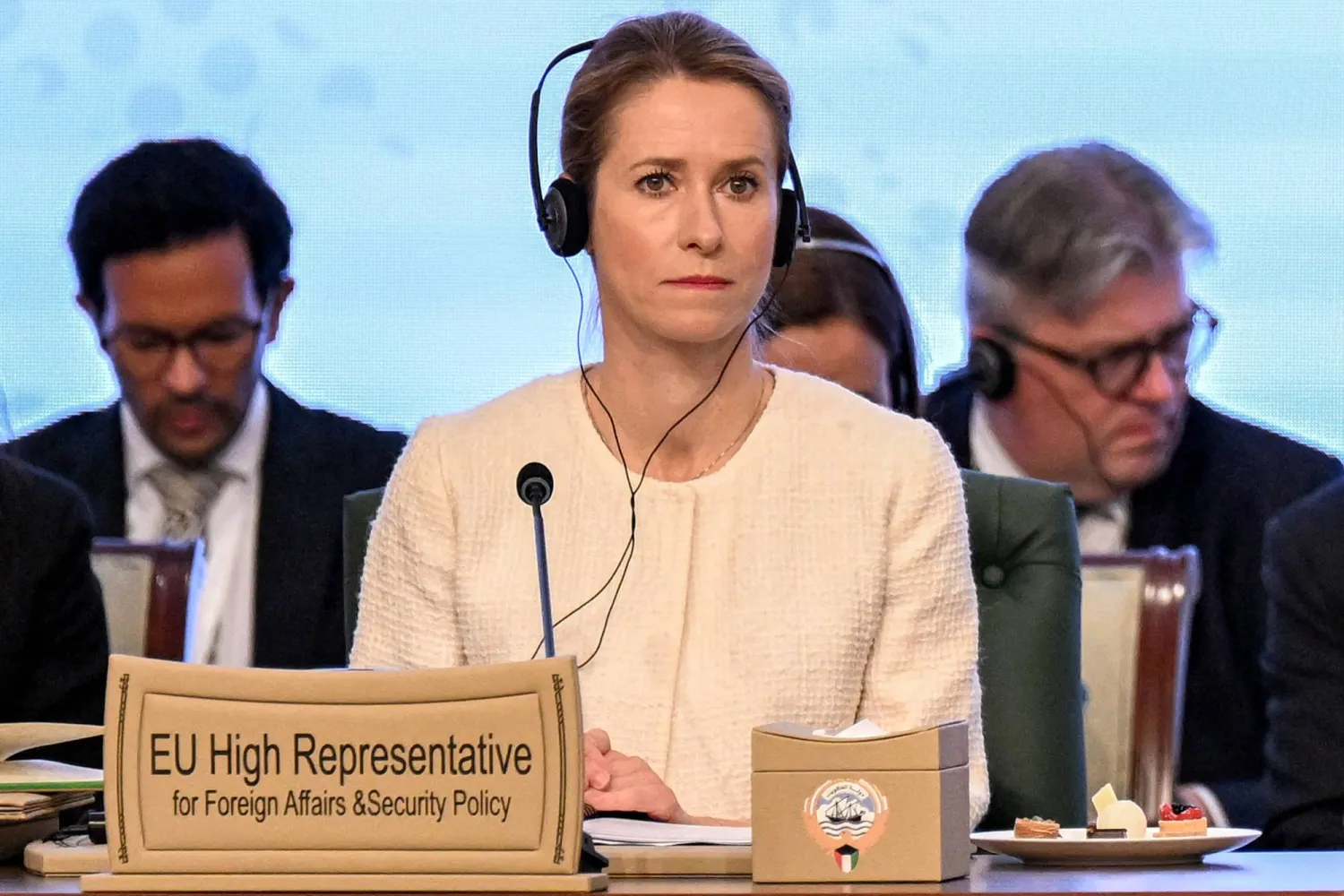 مسؤولة السياسة الخارجية بالاتحاد الأوروبي كايا كالاس (أ.ف.ب)