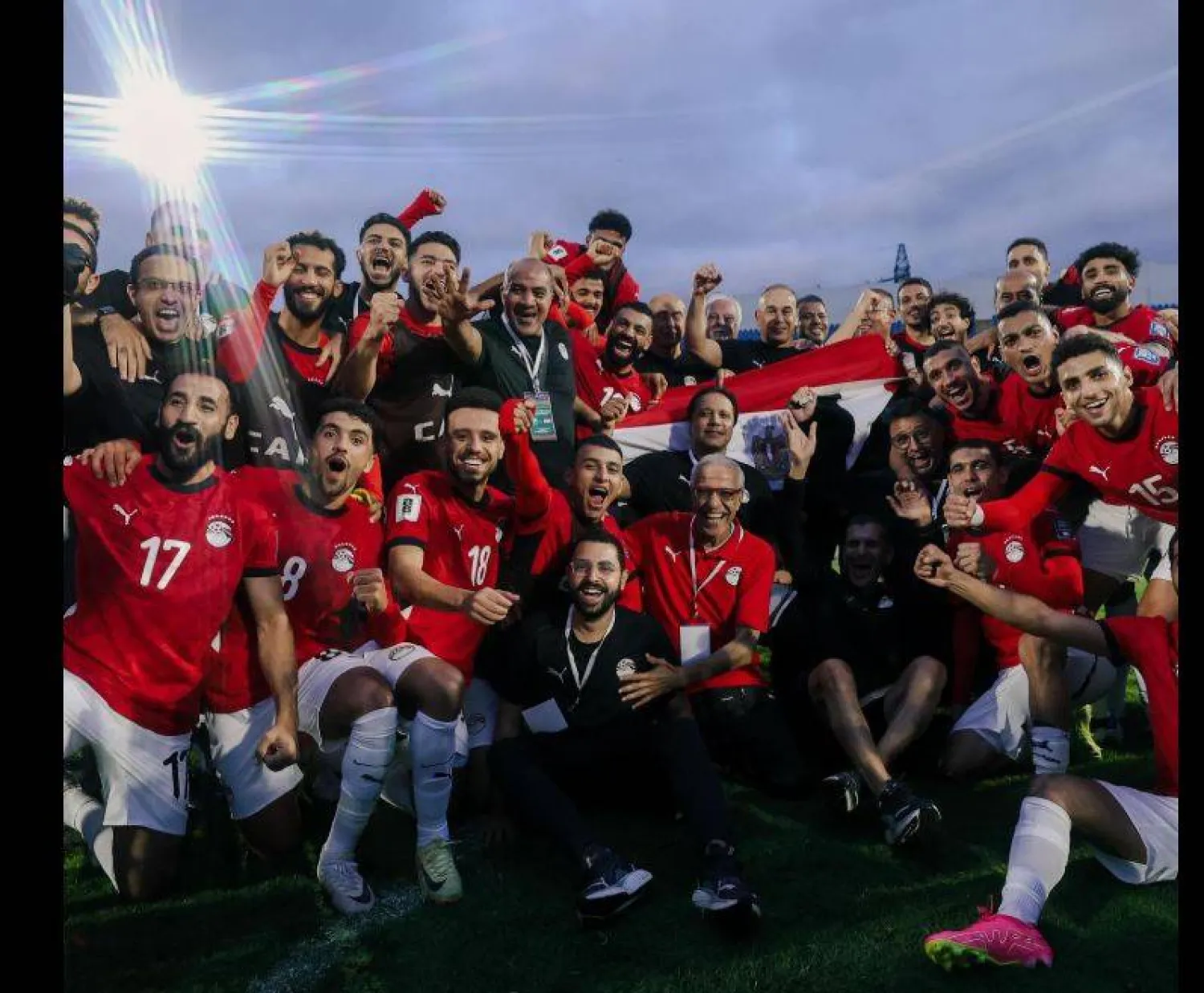 فرحة منتخب مصر بالتأهل لكأس العالم (منتخب مصر)