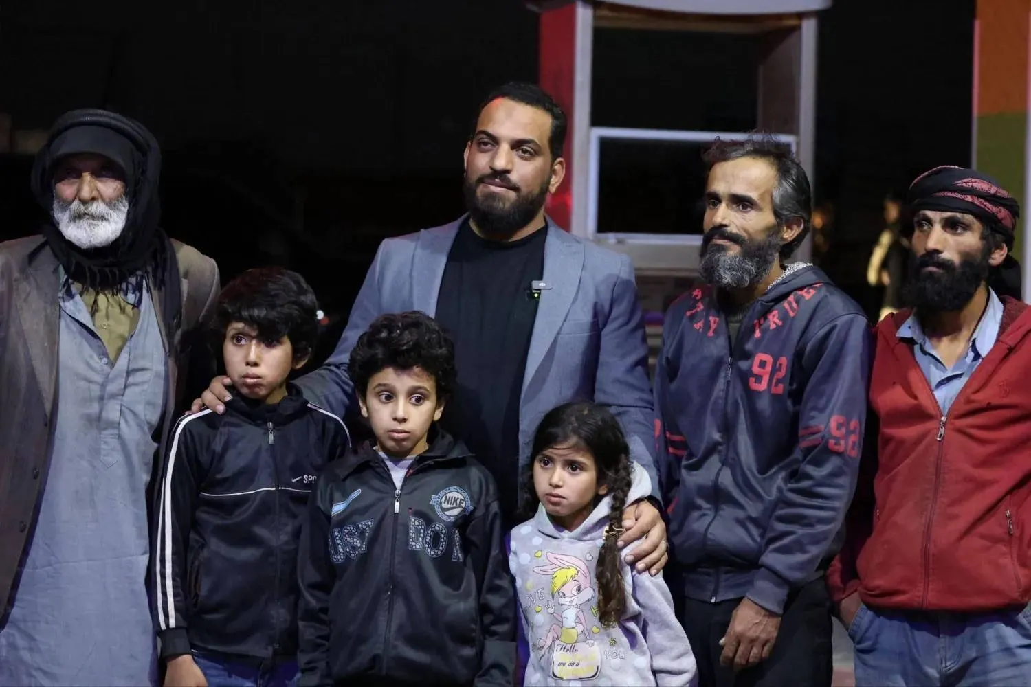 A family from the Arab tribes was held captive along with their children by Sweida factions for three months. (SANA) 