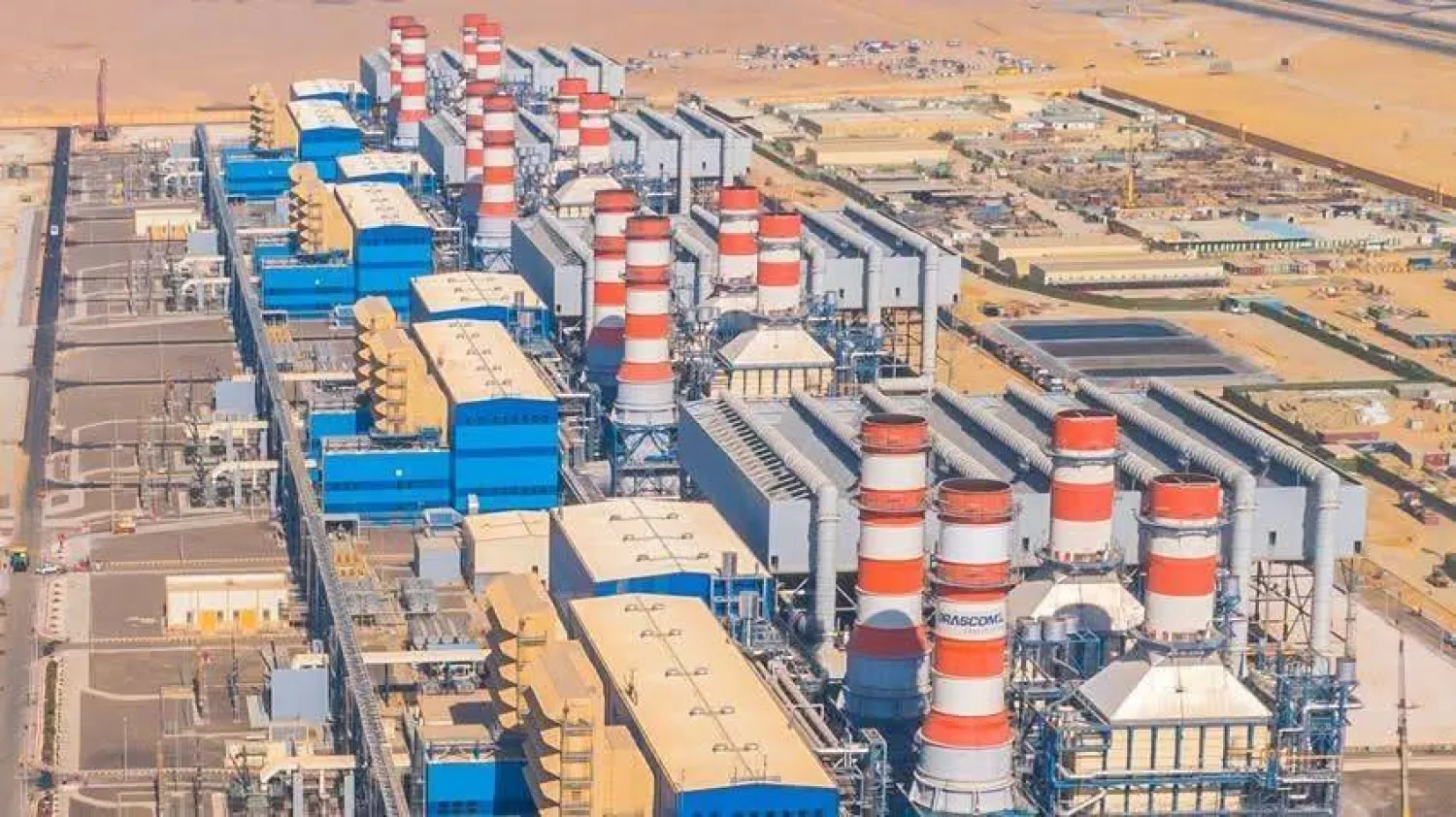 محطة كهرباء مصرية في العاصمة الإدارية الجديدة (الصفحة الرسمية للعاصمة الإدارية)