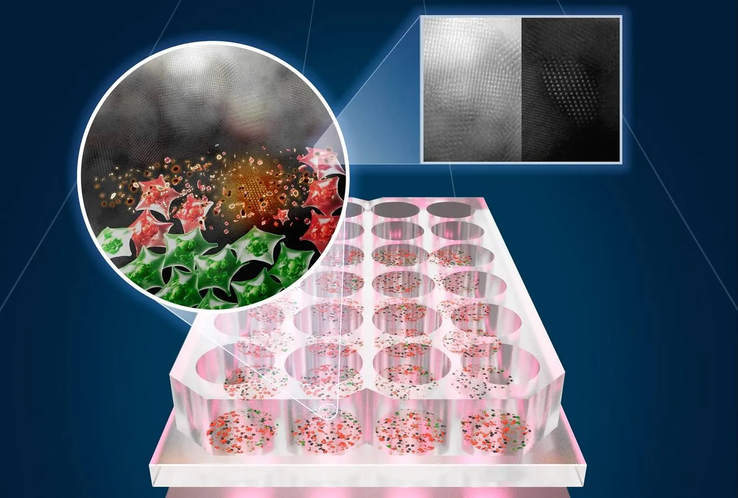 العلاج يستخدم الضوء لتسخين الخلايا السرطانية حتى تموت من دون المساس بالخلايا السليمة (جامعة تكساس)