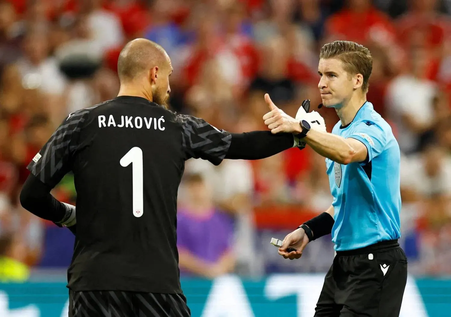 بريدراج رايكوفيتش حارس الاتحاد (رويترز)