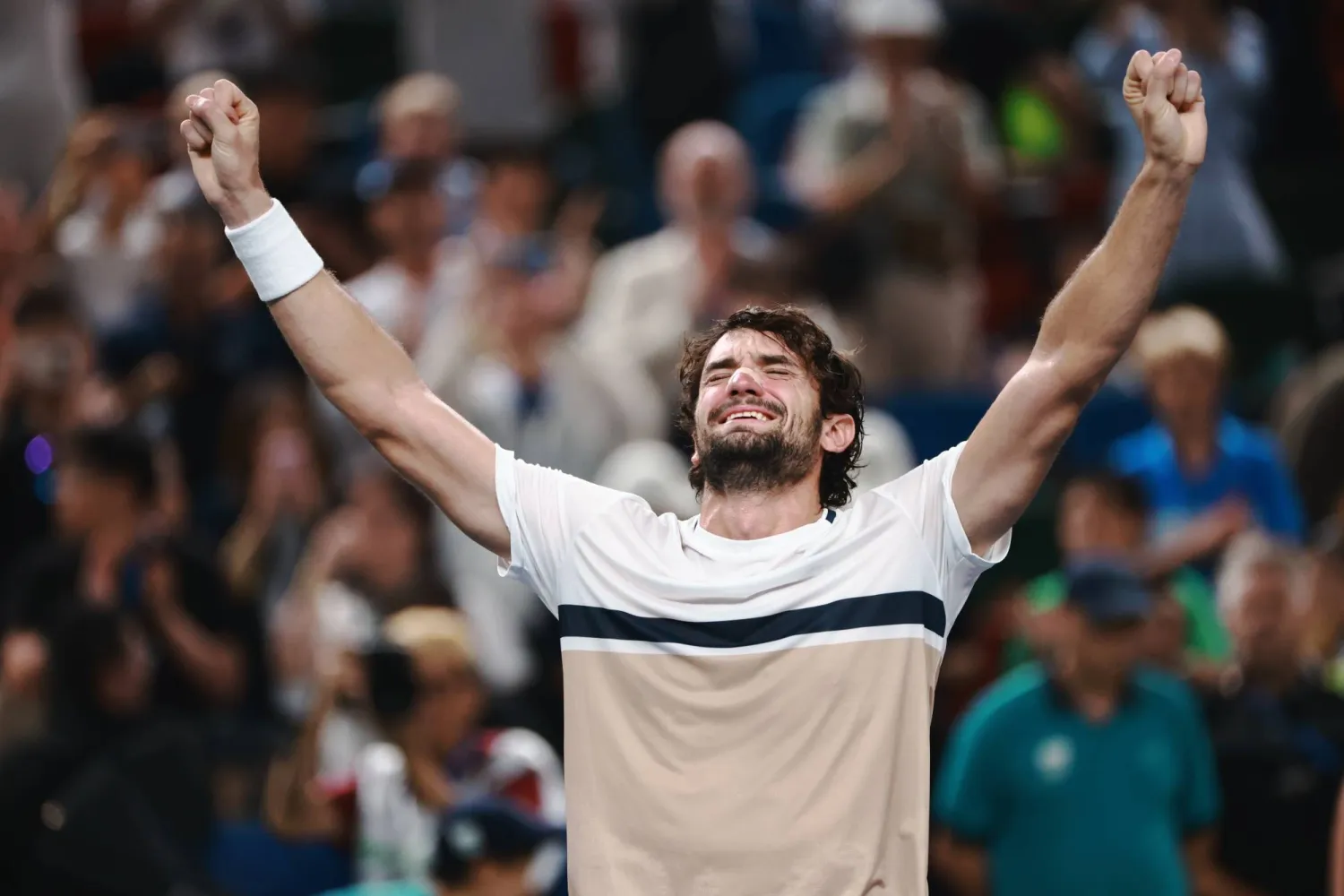 اللاعب الفرنسي قلب التوقعات في البطولة (إ.ب.أ)