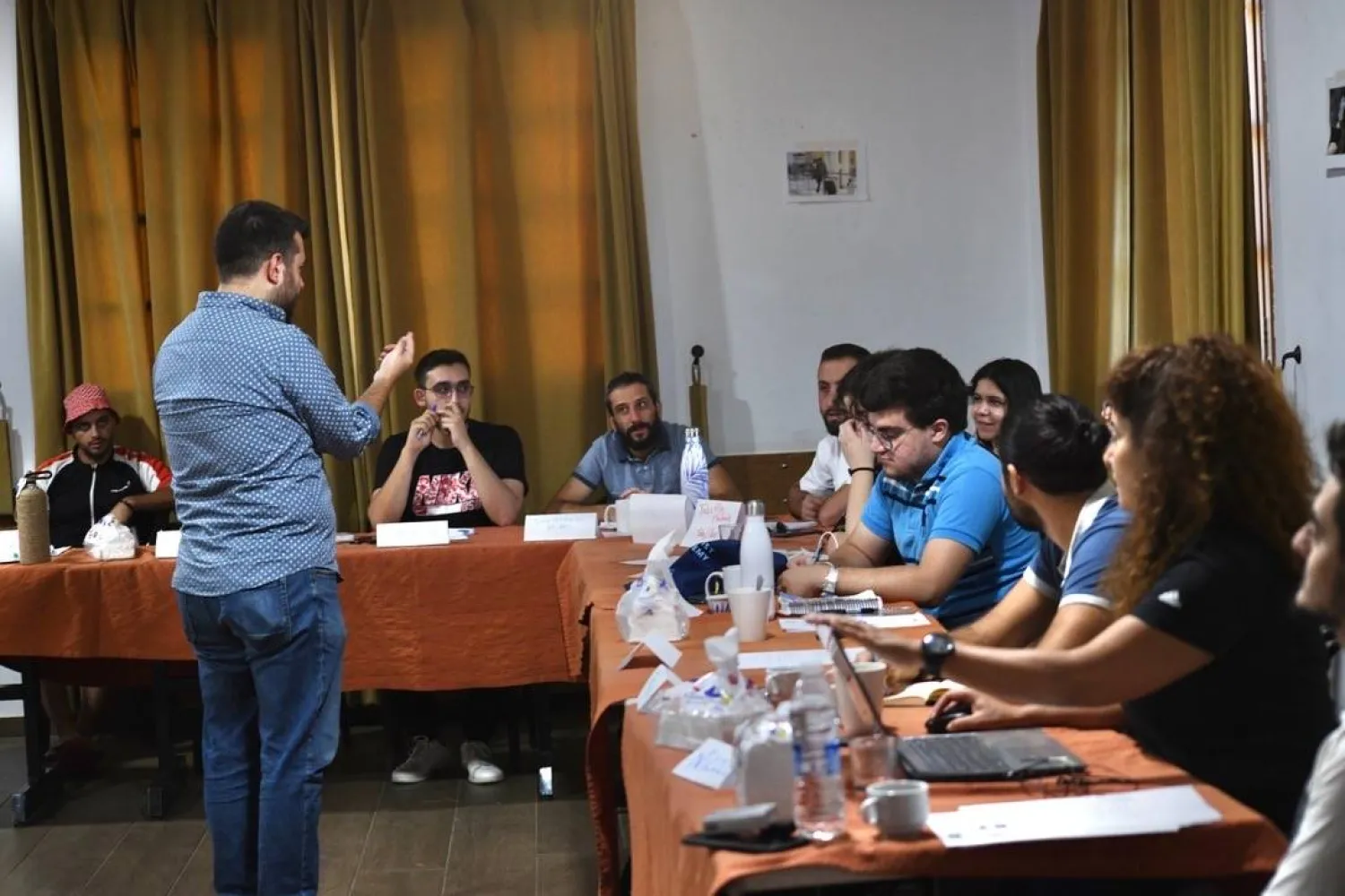 من إحدى الدورات التدريبية (الشرق الاوسط)