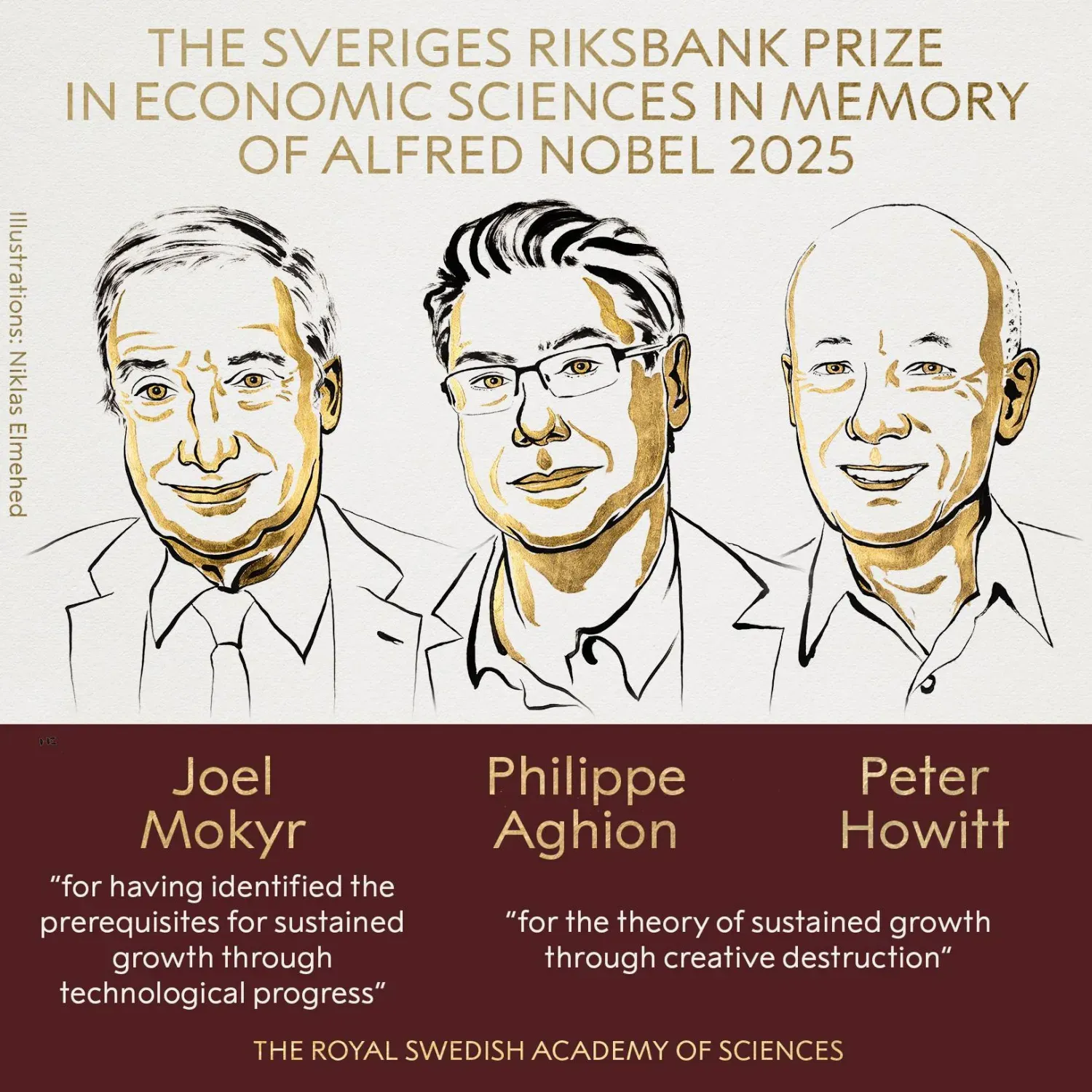 2025 Nobel Ekonomi Ödülü'nün sahipleri açıklandı