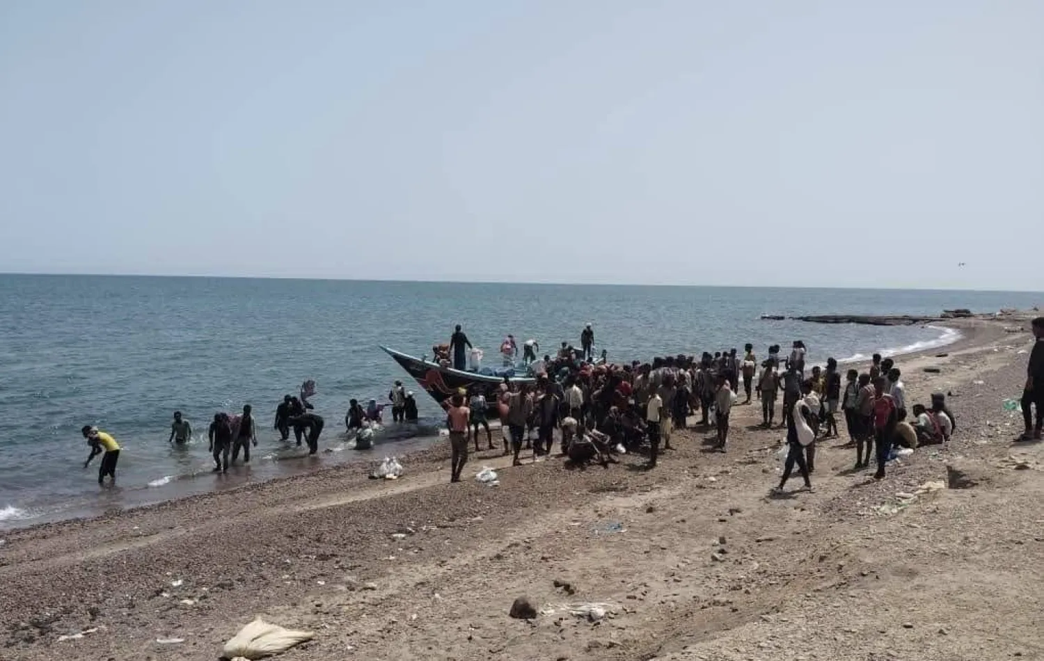 انخفاض أعداد المهاجرين إلى السواحل الغربية اليمنية (إعلام حكومي)