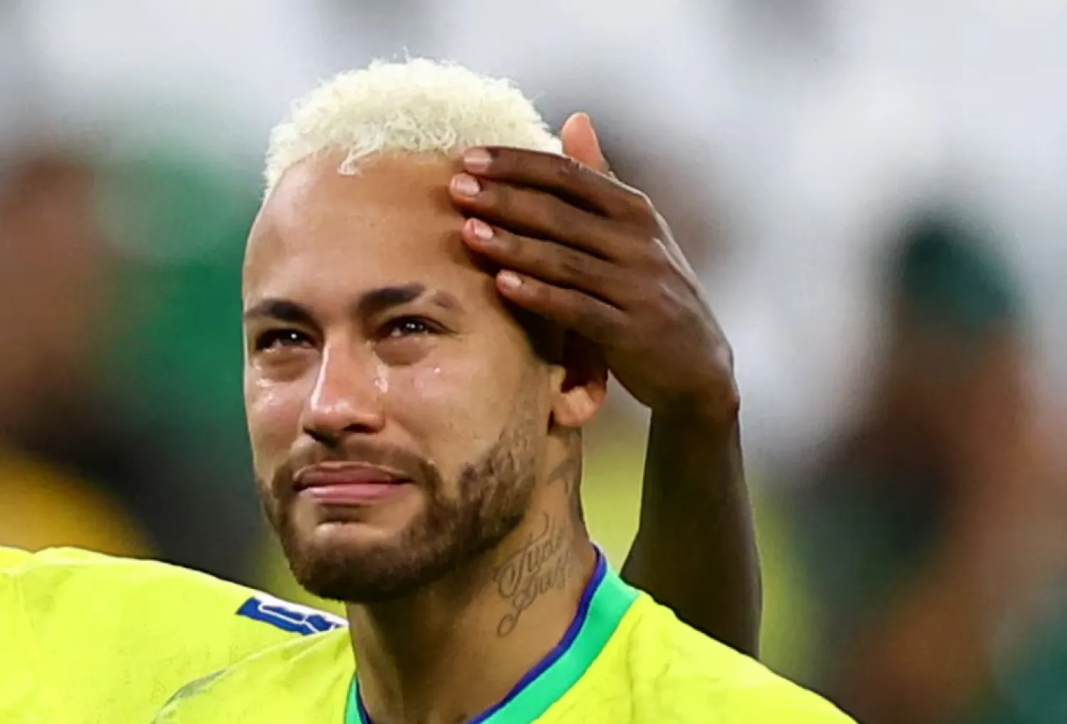 Football - FIFA World Cup Qatar 2022 - Quarter Final - Croatia v Brazil - Education City Stadium, Doha, Qatar - December 9, 2022 Brazil's Neymar looks dejected after losing the penalty shootout REUTERS/Hannah Mckay 