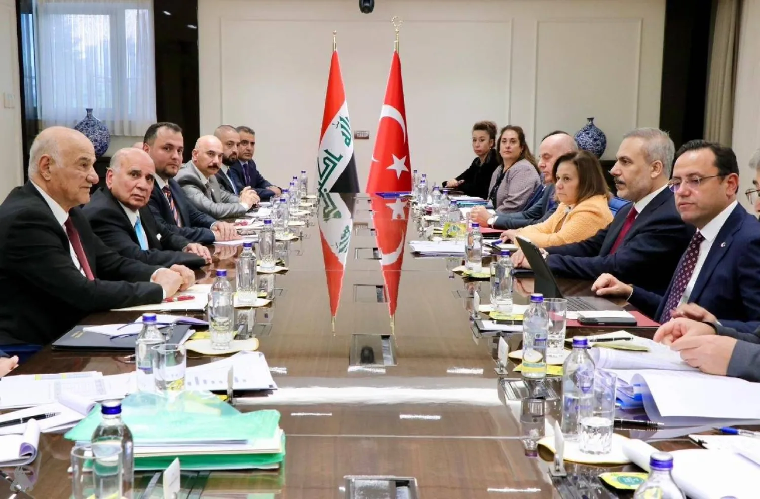 اجتماعات الوفد العراقي مع المسؤولين الأتراك في أنقرة (الخارجية العراقية)