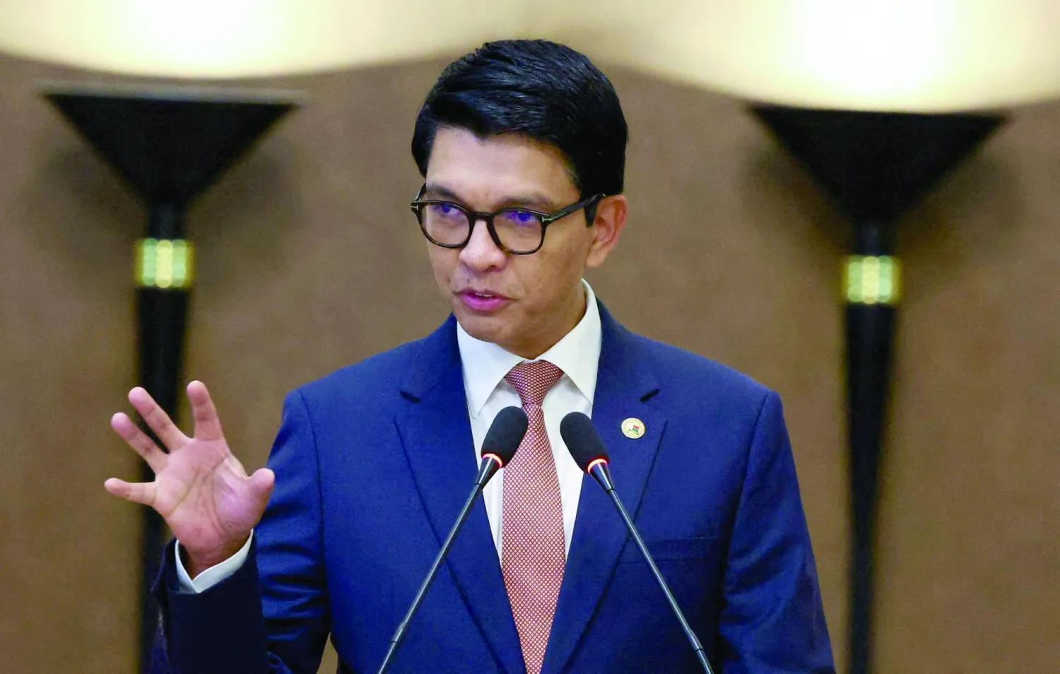 رئيس مدغشقر أندريه راجولينا (رويترز)