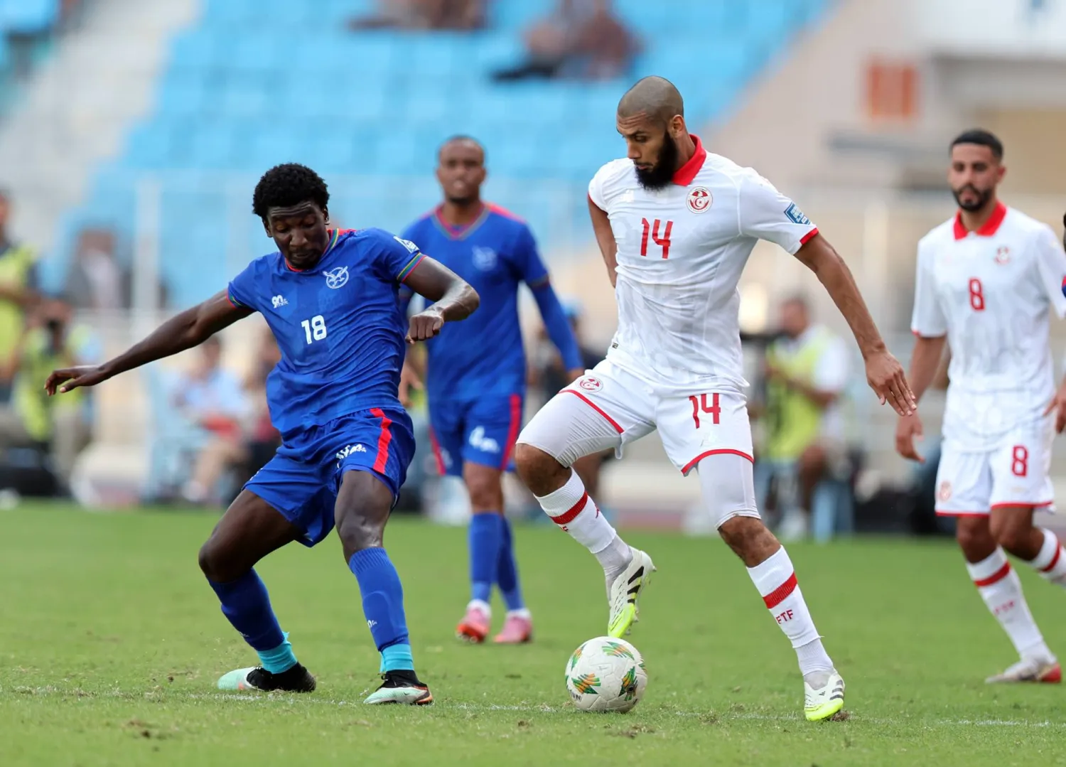 تونس هزمت ناميبيا بثلاثية (إ.ب.أ) 