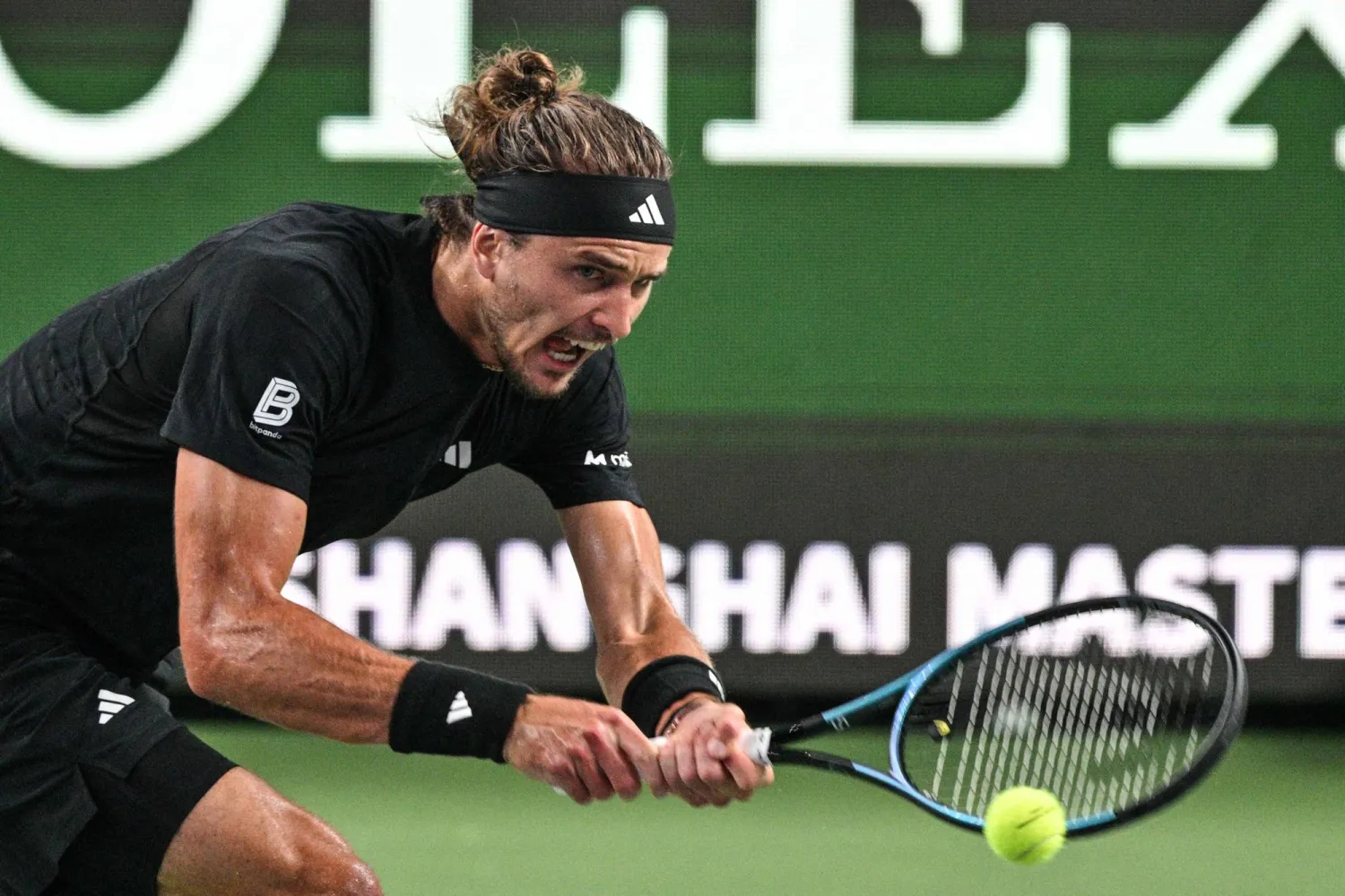 ألكسندر زفيريف نجم التنس الألماني (أ.ف.ب)