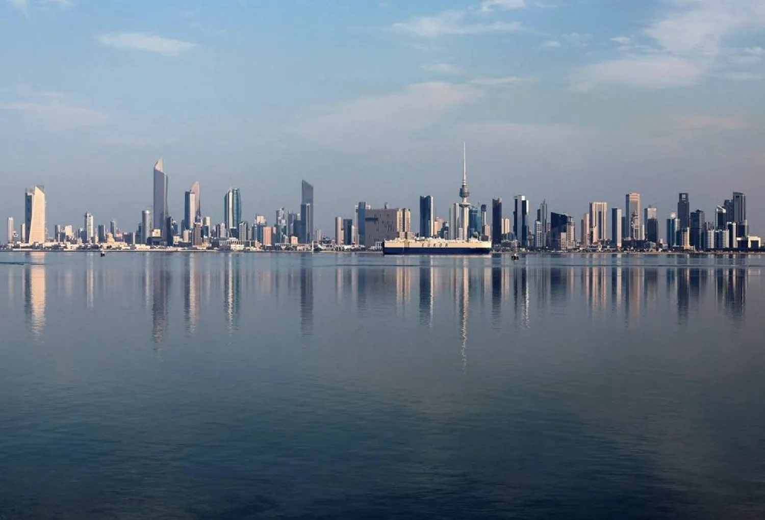 A general view of Kuwait City buildings, Kuwait, December 23, 2024. (Reuters) 