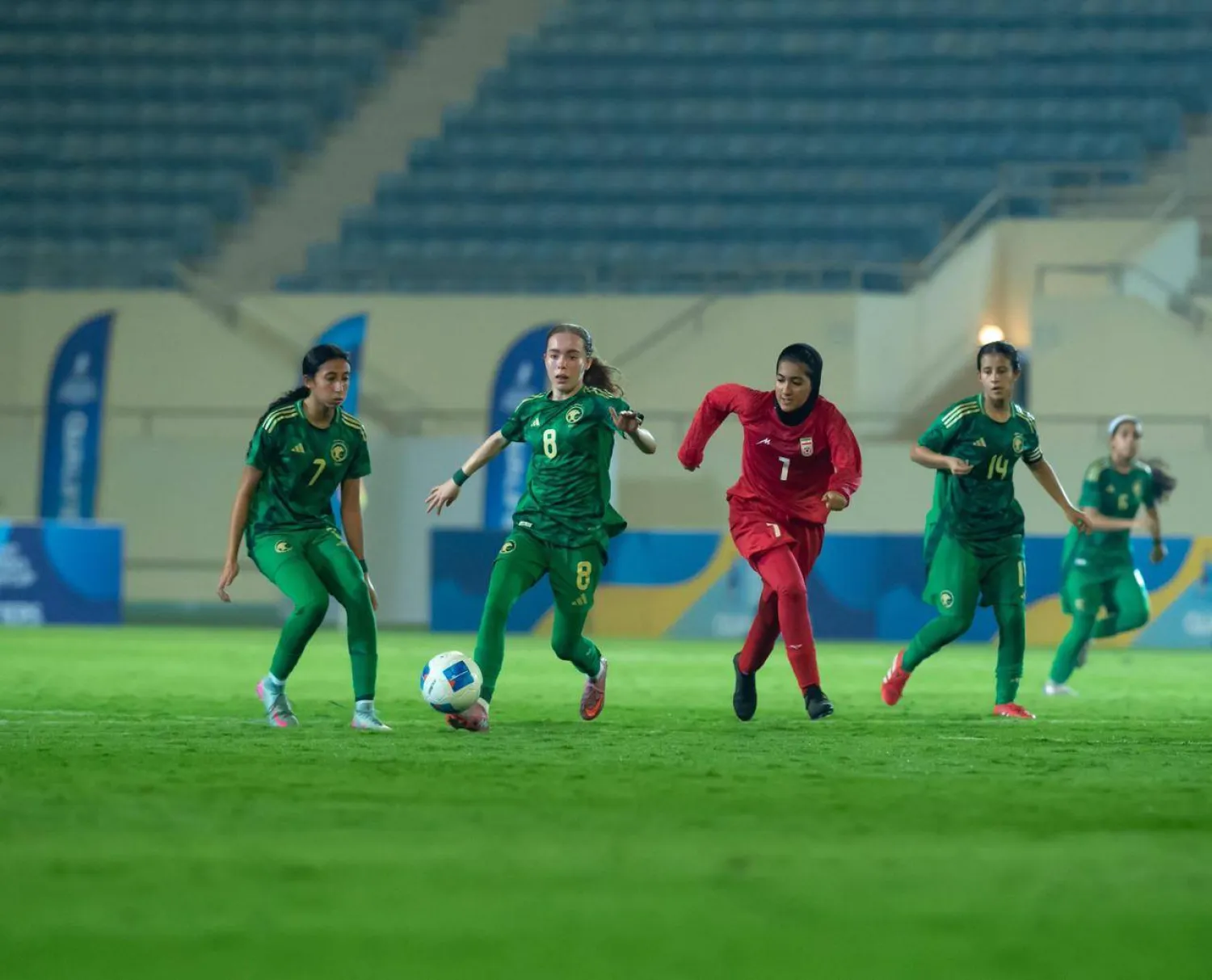 المنتخب السعودي للناشئات خسر أمام نظيره الإيراني (الاتحاد السعودي لكرة القدم)