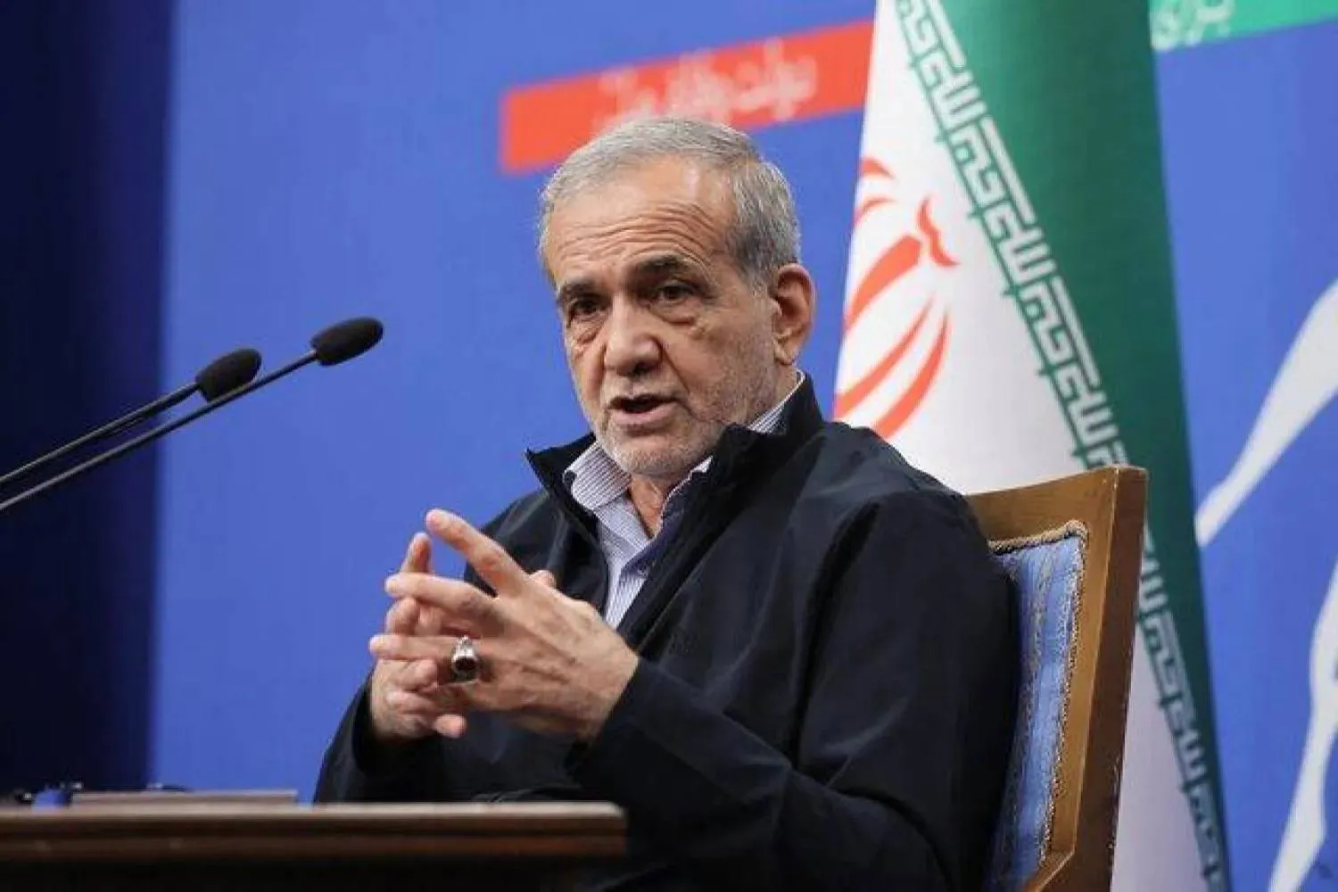 Iranian President Masoud Pezeshkian (Reuters)