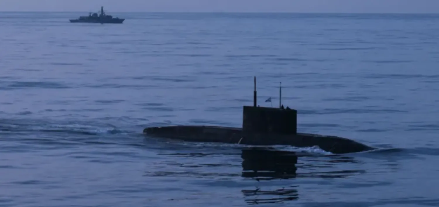 صورة نشرتها البحرية الملكية البريطانية للغواصة