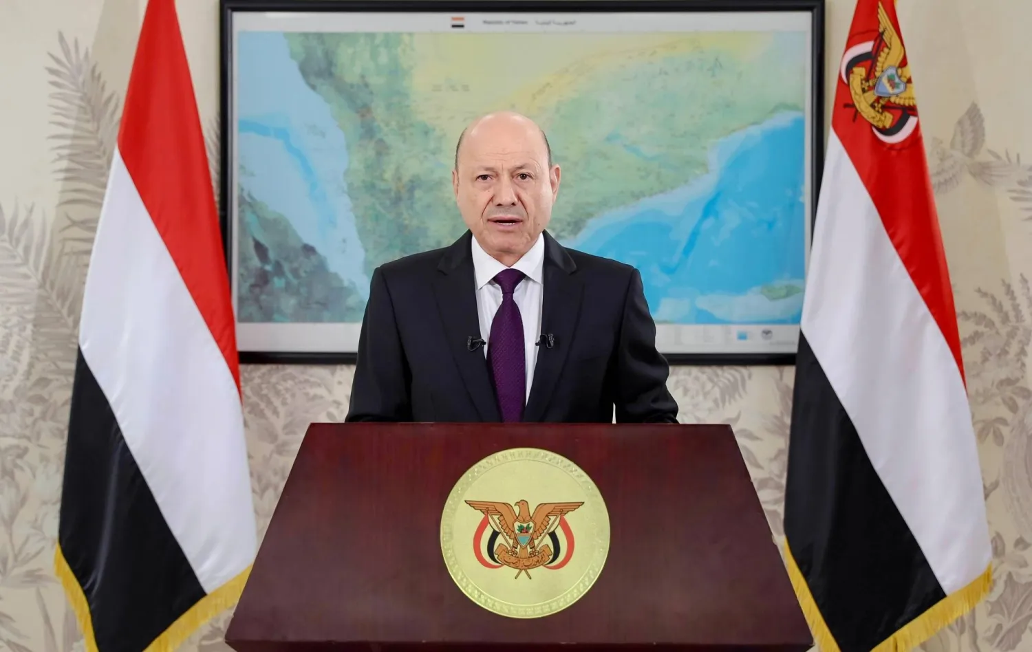 الدكتور رشاد العليمي رئيس مجلس القيادة الرئاسي اليمني (سبأ)