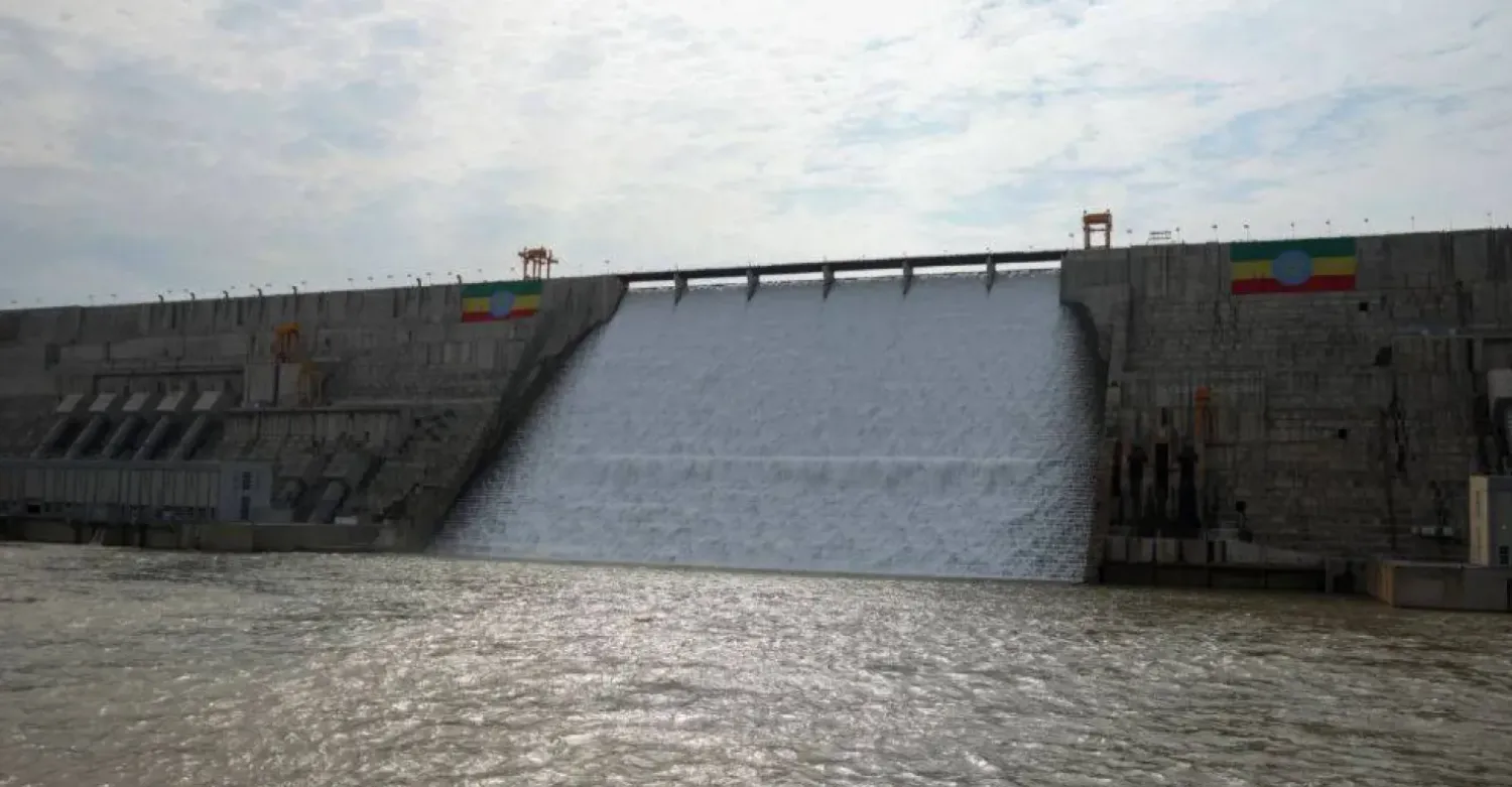 سد النهضة الإثيوبي بعد تدشينه (إ.ب.أ)