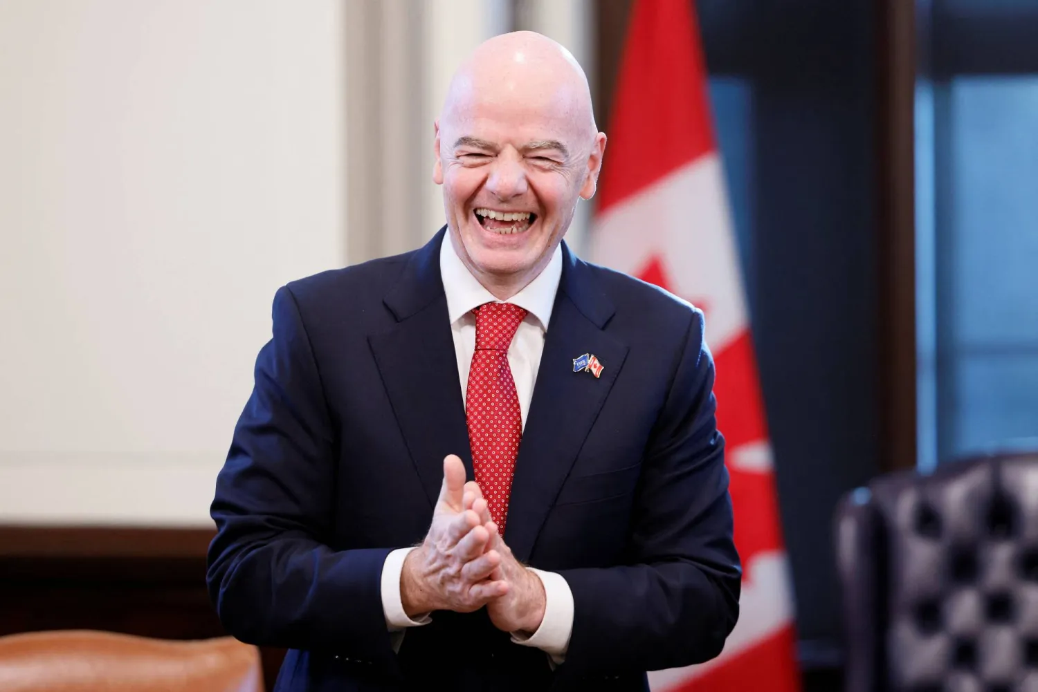 جياني إنفانتينو رئيس الاتحاد الدولي لكرة القدم «فيفا» (رويترز) 