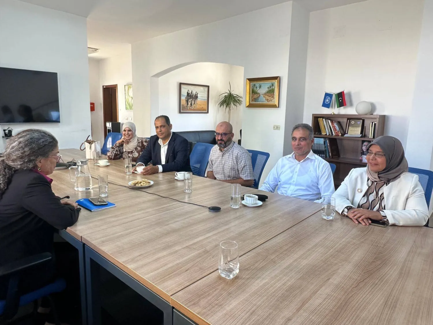 اجتماع خوري مع وفد مجلس الدولة (البعثة الأممية)