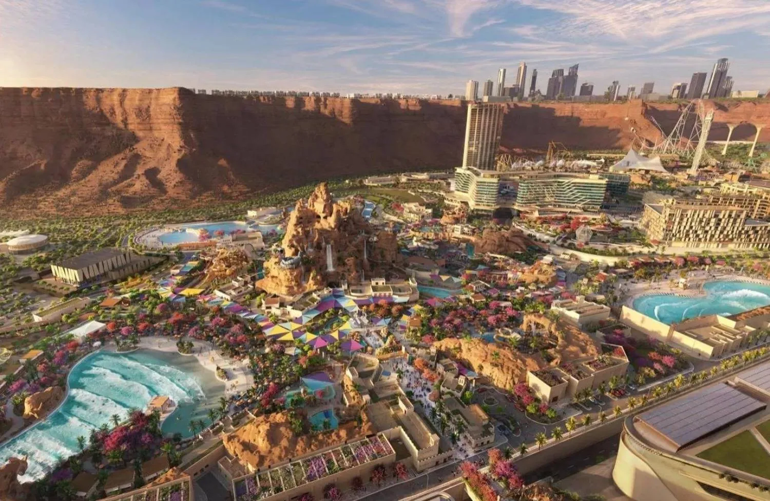 مشروع «أكواريبيا» في مدينة القدية (واس)