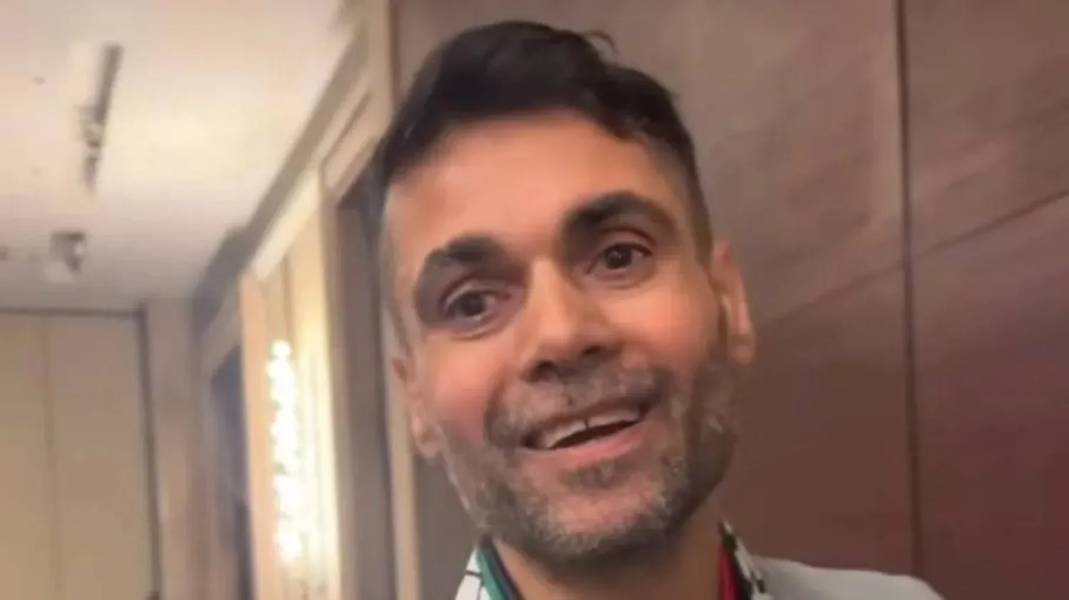 محمود العارضة بعد الإفراج عنه (متداول)