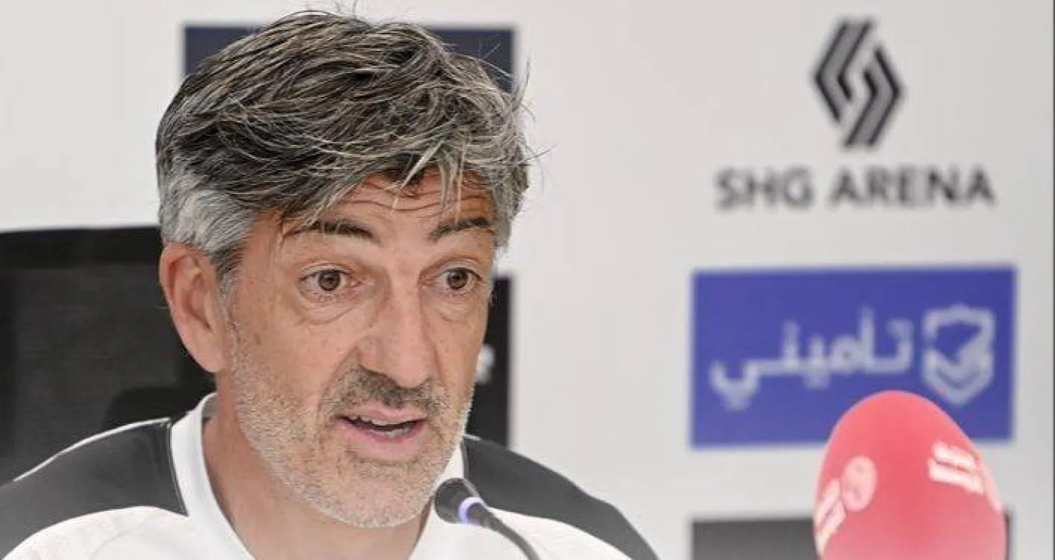 ألغواسيل خلال المؤتمر الصحافي (نادي الشباب)