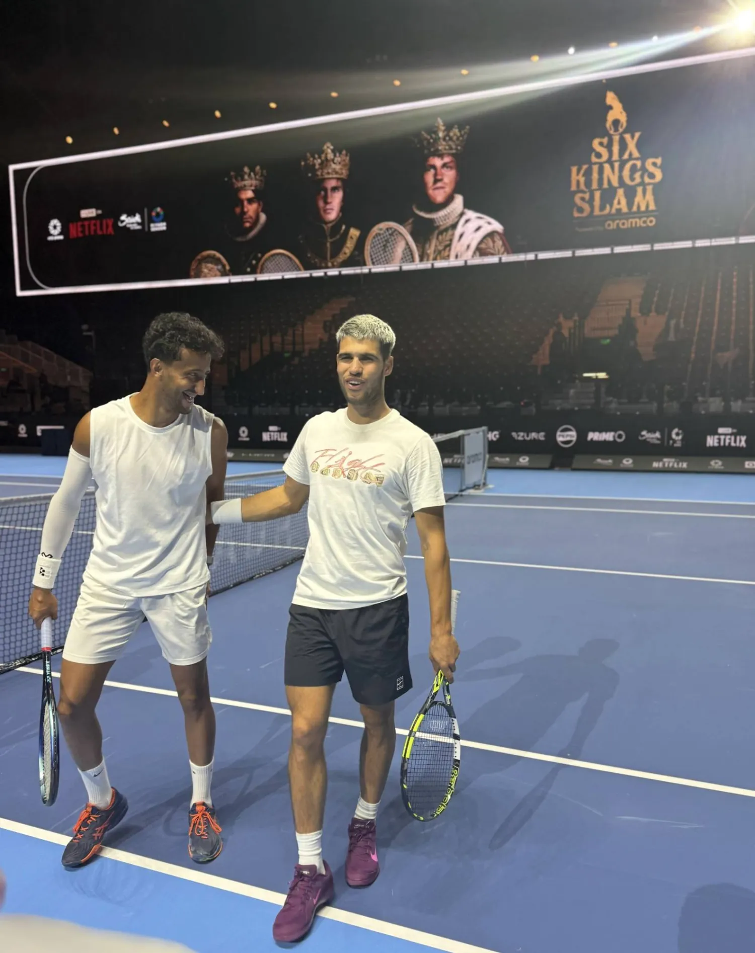 عمار الحقباني يجهز ألكاراس لمواجهة ديوكوفيتش في «سيكس كينغز سلام» (الشرق الأوسط)