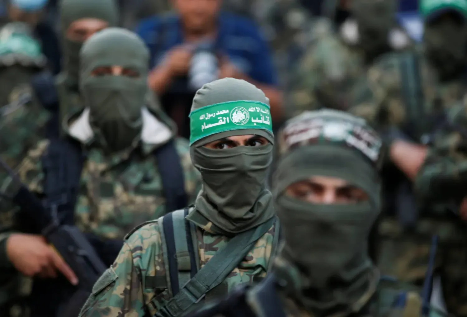 Gazze Şeridi'ndeki Hamas üyeleri (Reuters)